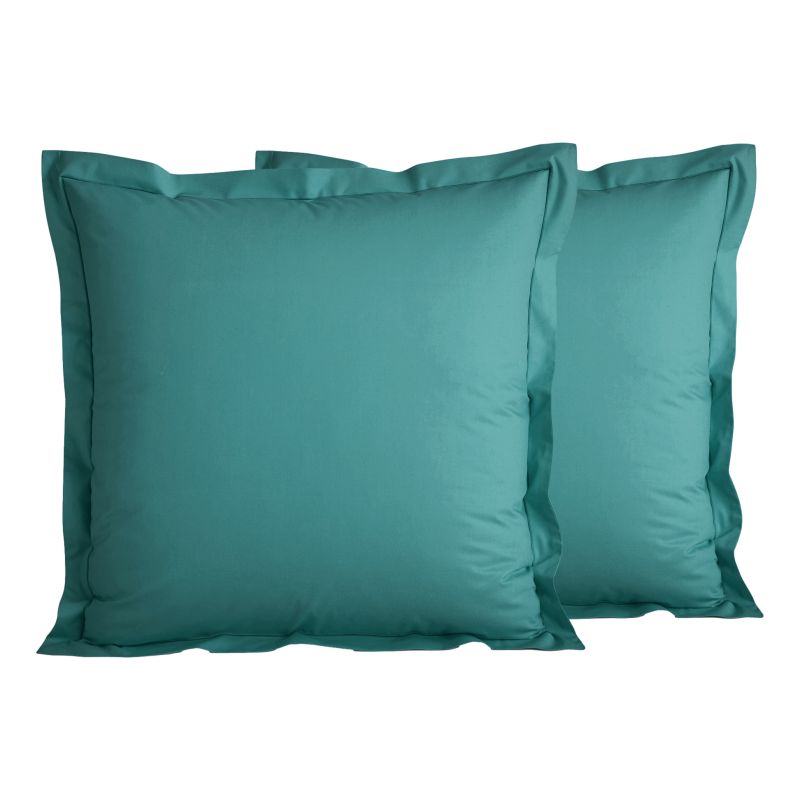 Combed cotton percale bed linen set "Julian" 4 pieces for bed 140 x 190 cm pure cotton COTON PUR Grey