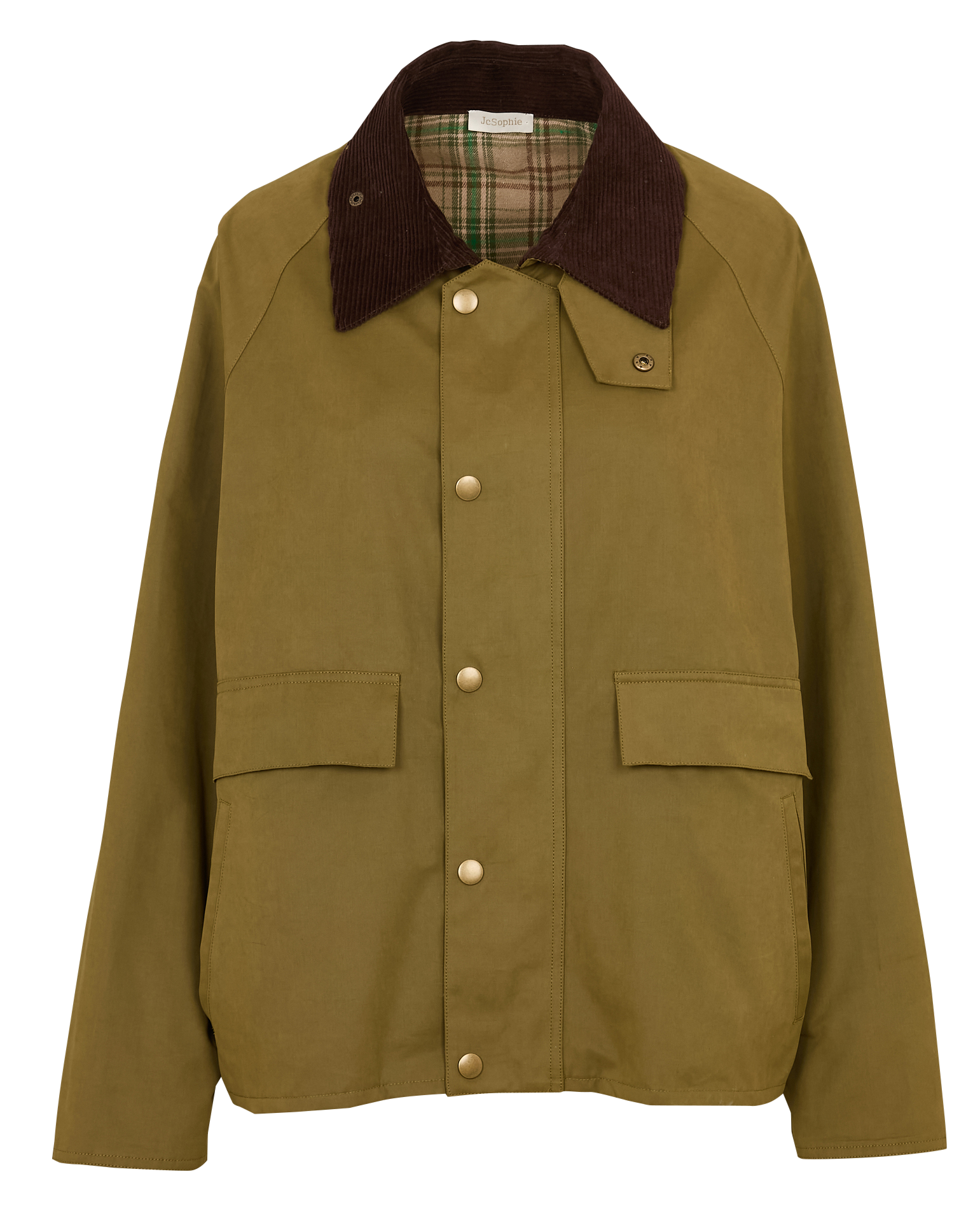 Oversized jacket with tailored collar JC SOPHIE Green