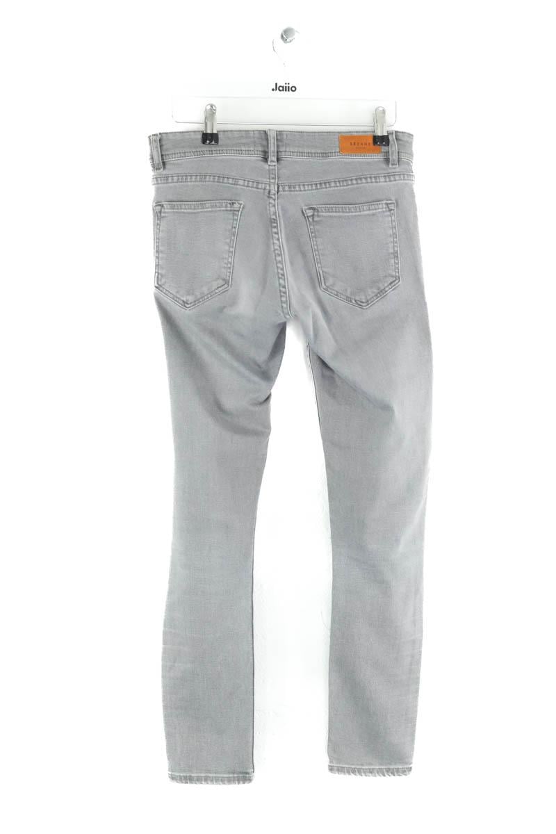 Cotton skinny jeans SEZANE - Seconde main Grey