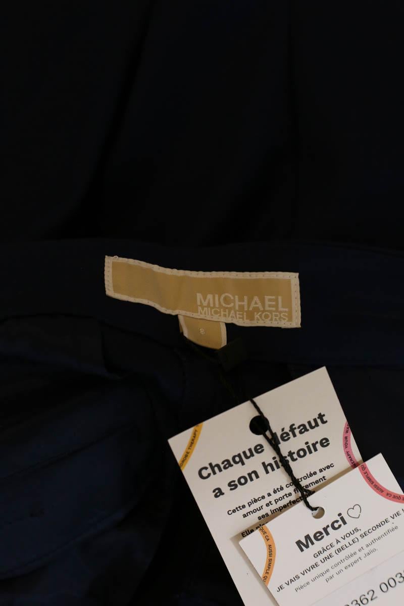 Slim cotton trousers MICHAEL KORS - Seconde main Blue