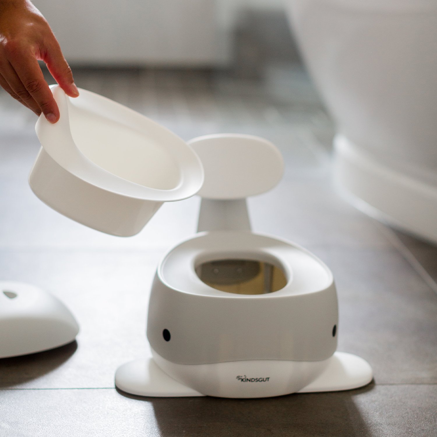 Whale baby pot KINDSGUT White