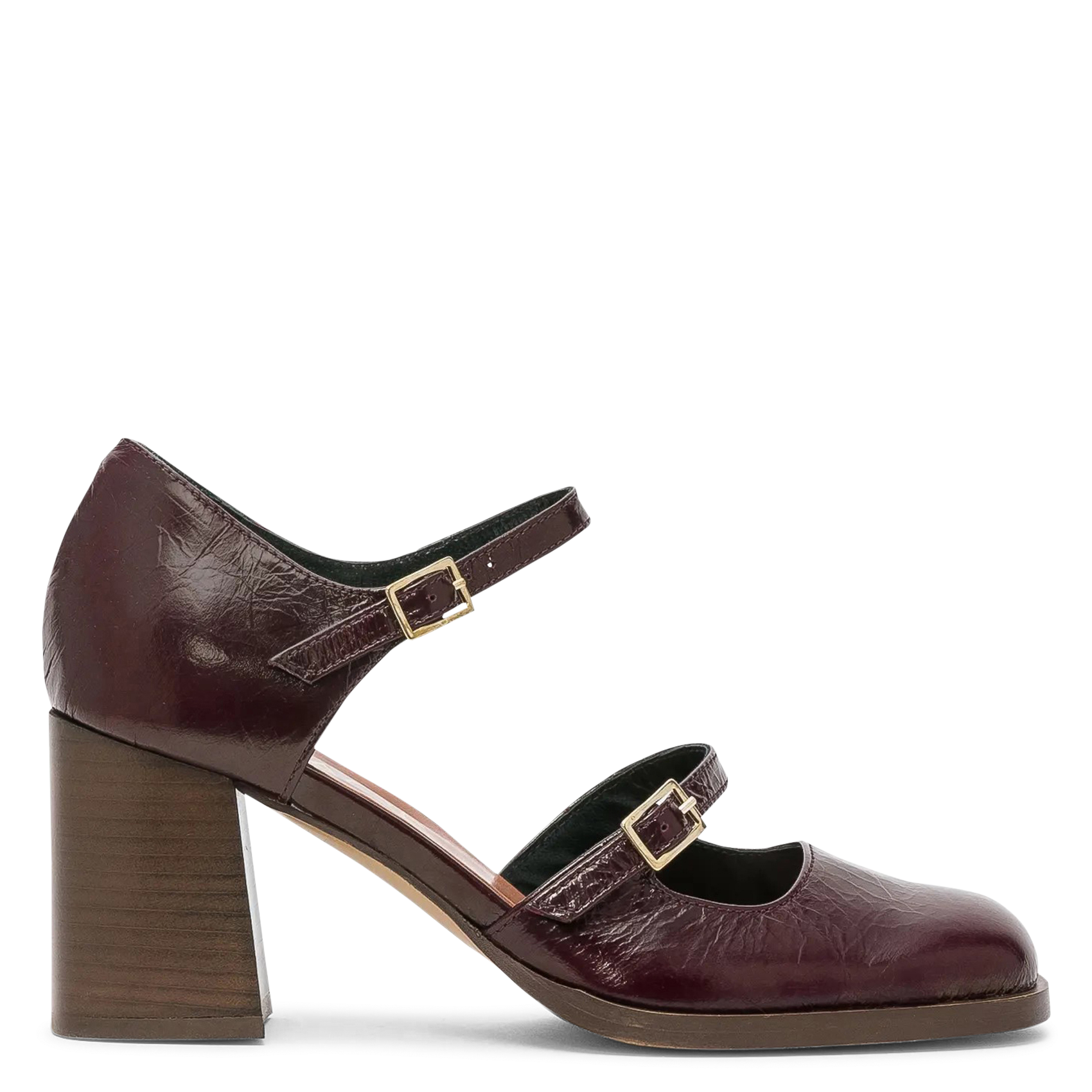 Leren Mary Jane-schoenen BOCAGE Bruin