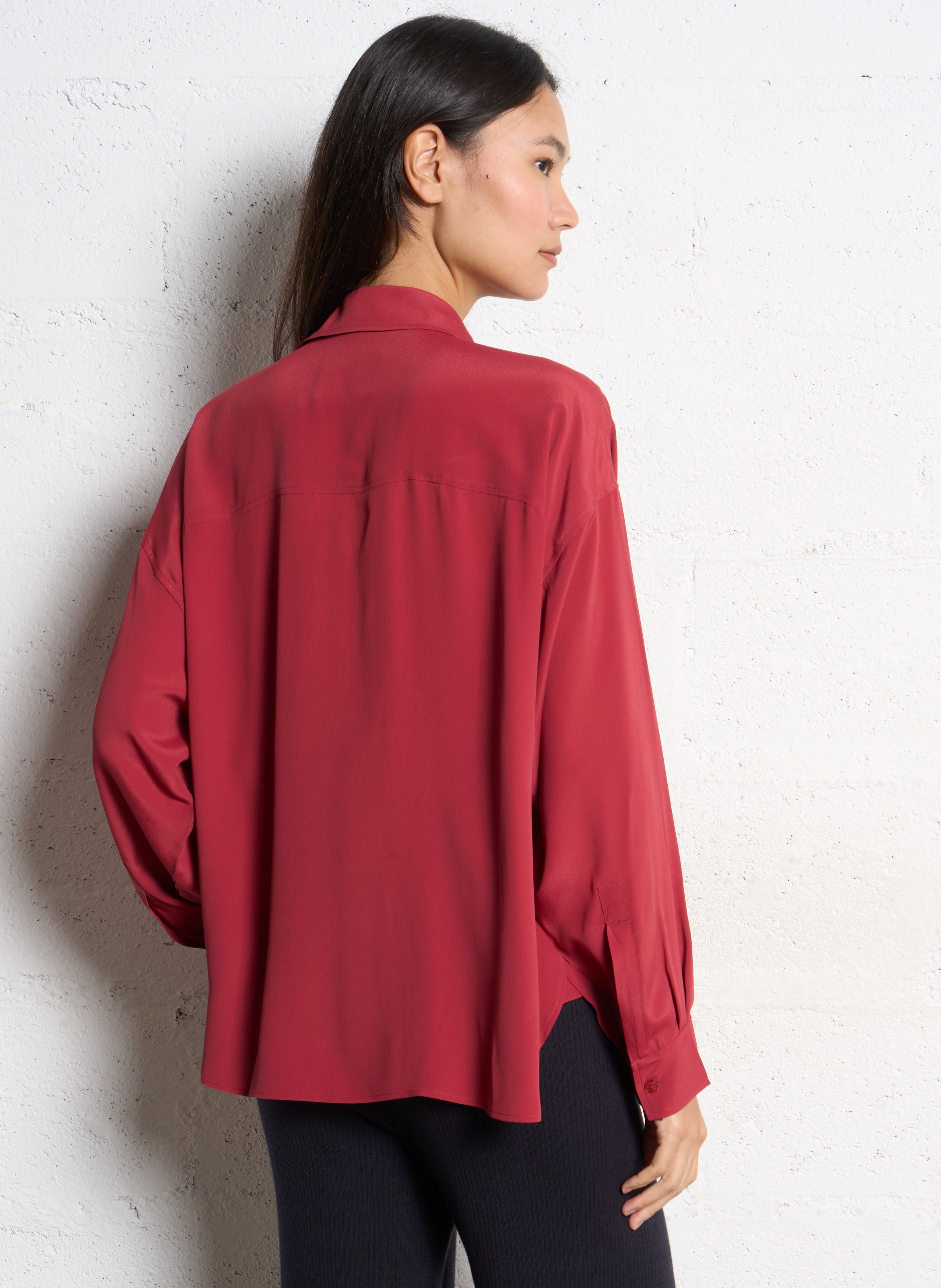 Chemise col classique  MOMONI Orange