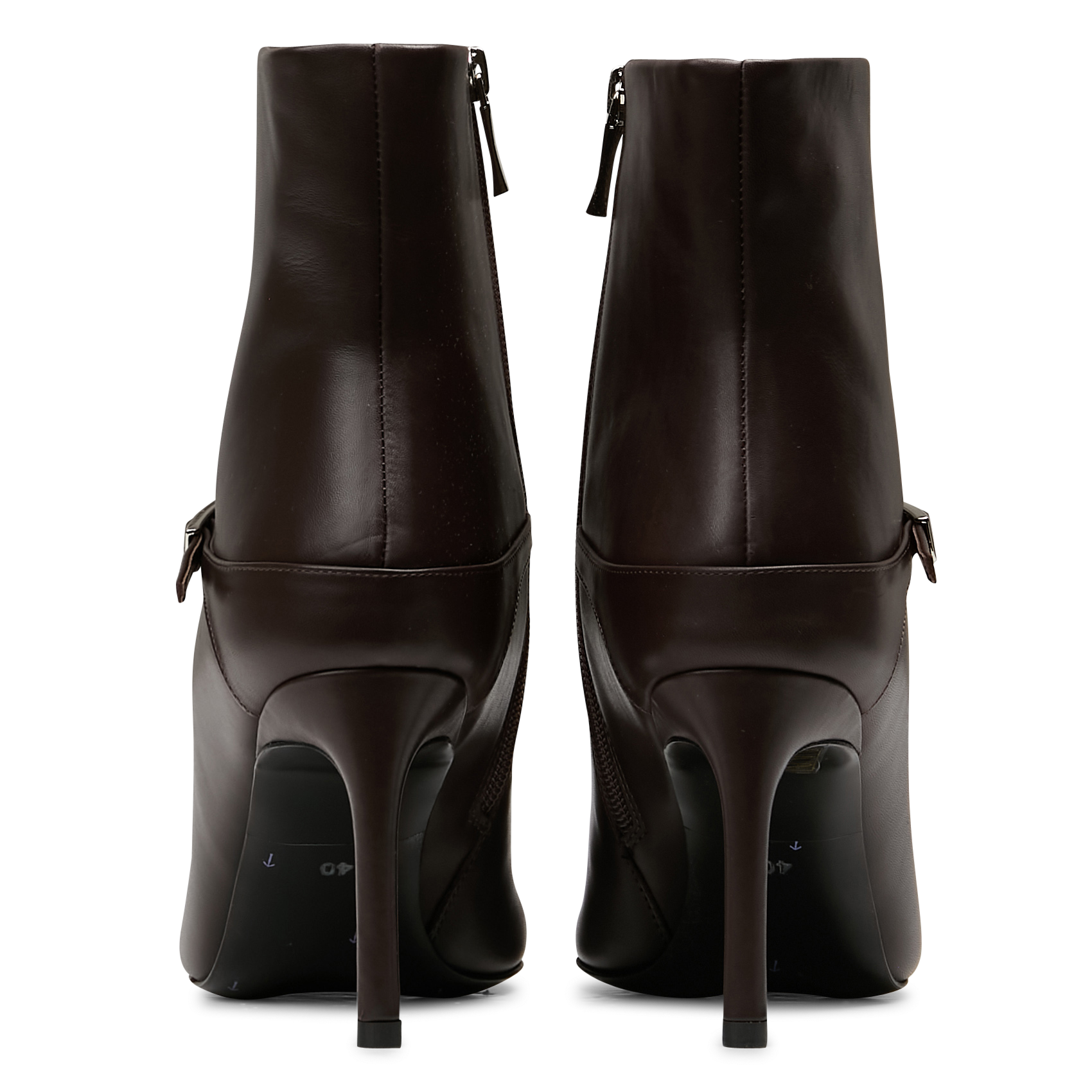 Bottines en cuir MI/MAI Marron