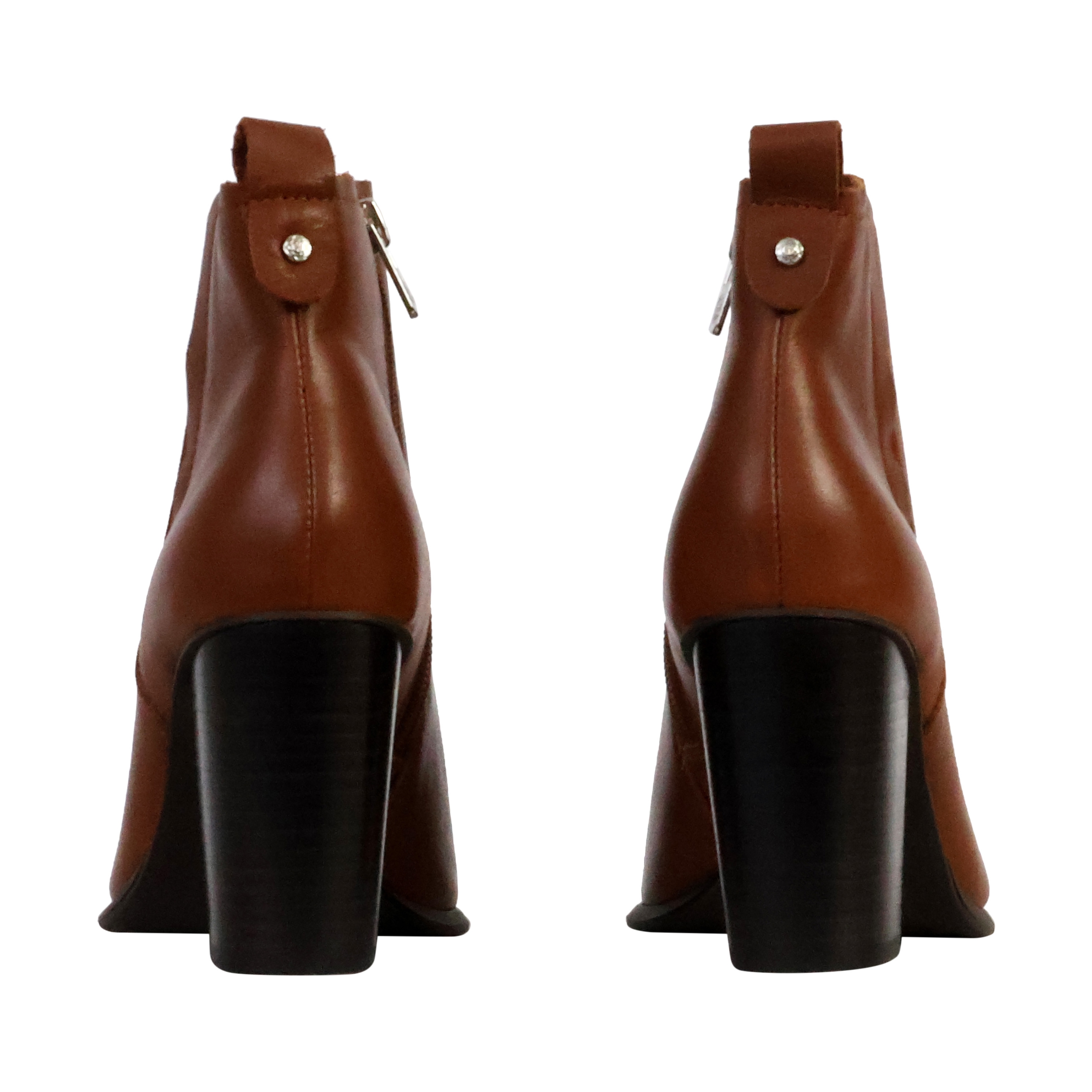 Leia leather ankle boots EMILIE KARSTON Brown