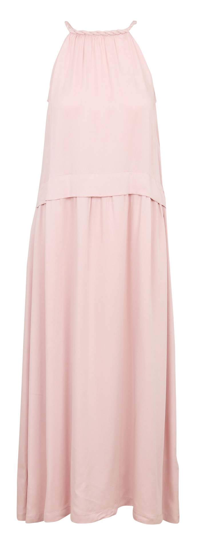 Robe longue col rond  SUNCOO Rose