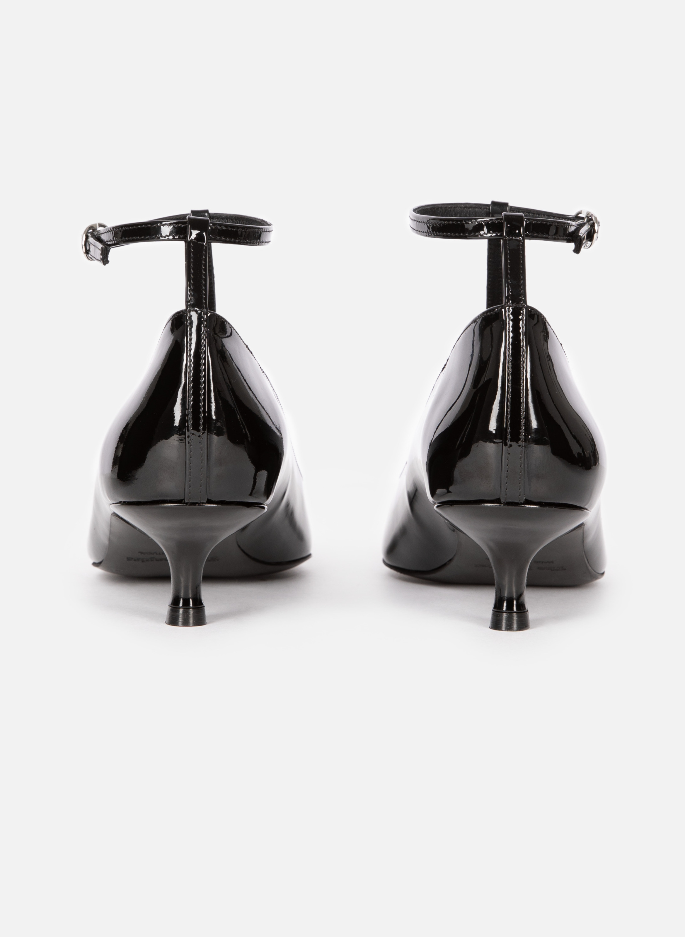 Heeled pumps with ankle strap THE KOOPLES Black