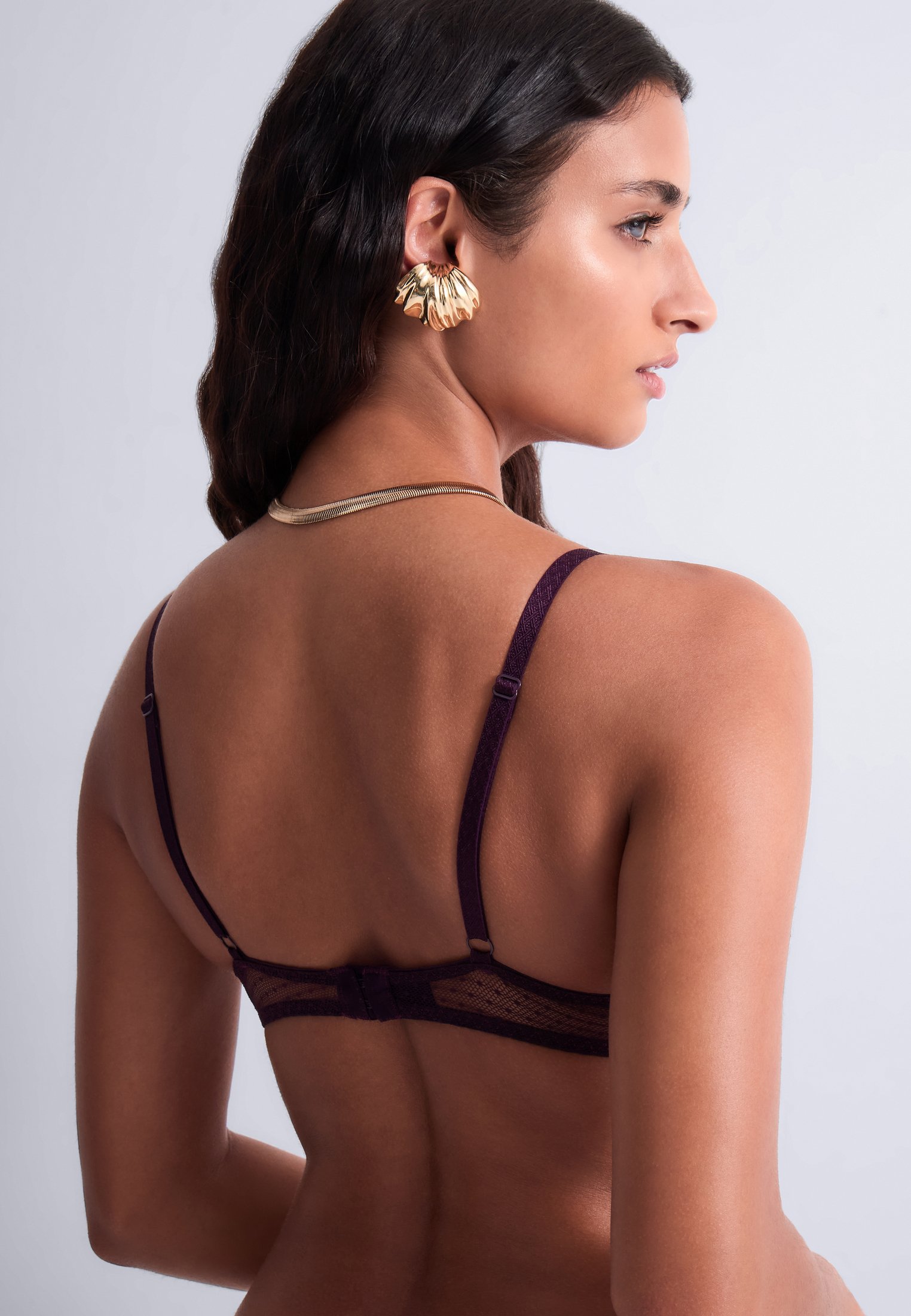 Underwired demi-cup bra AUBADE Beige