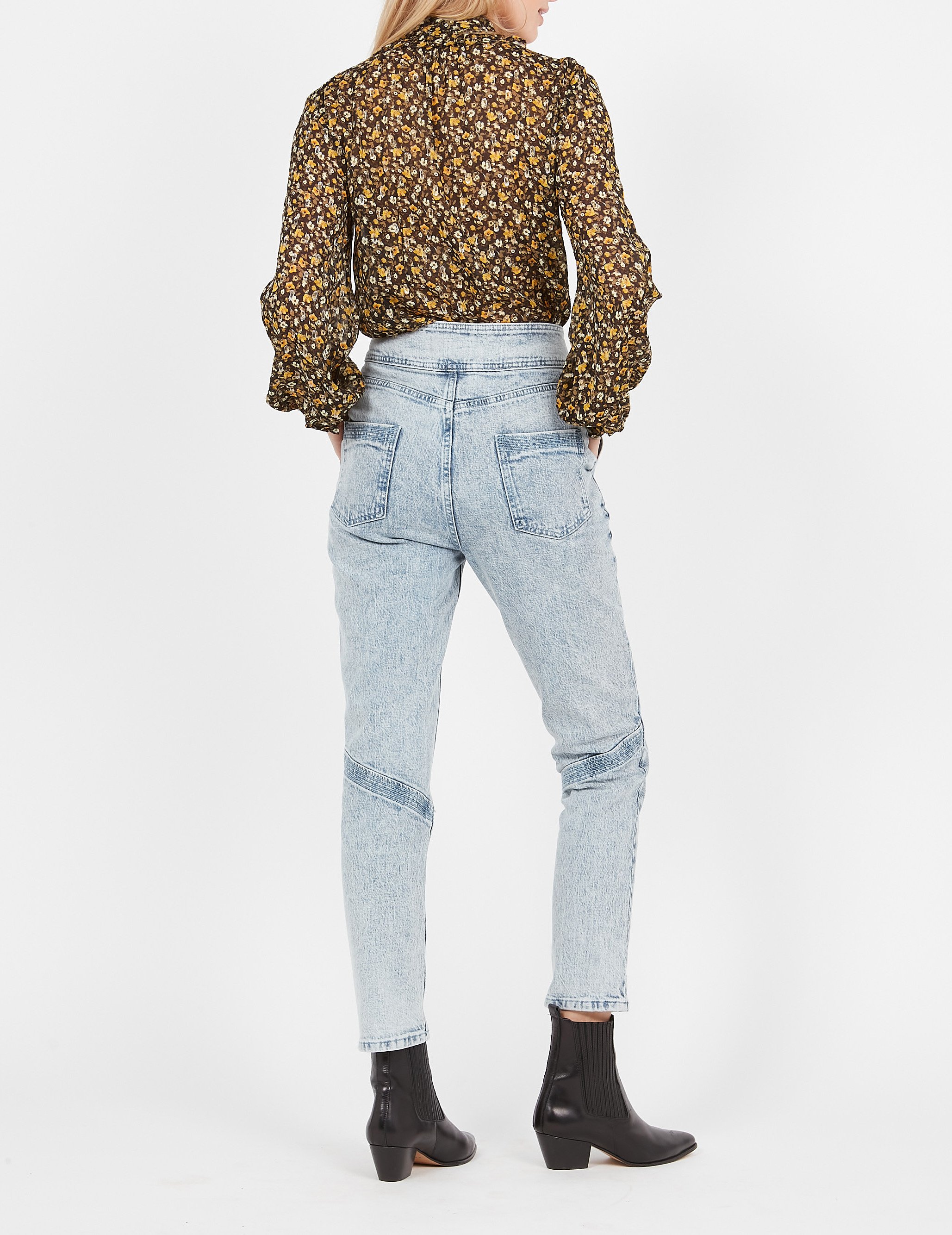 Loose-fit floral print round-neck top THE KOOPLES Multicolored