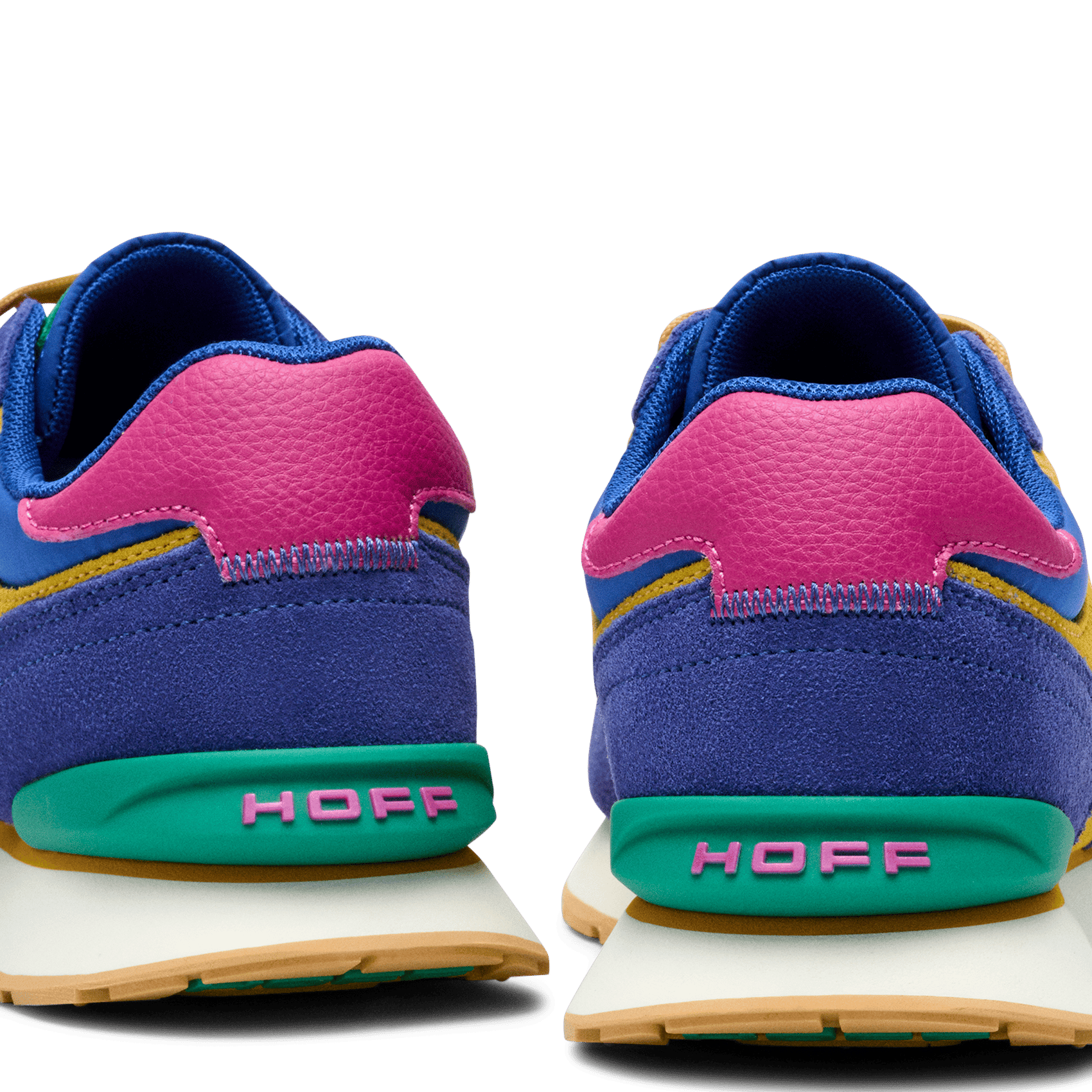 Niedrige Sneaker aus Leder-Mix HOFF Blau