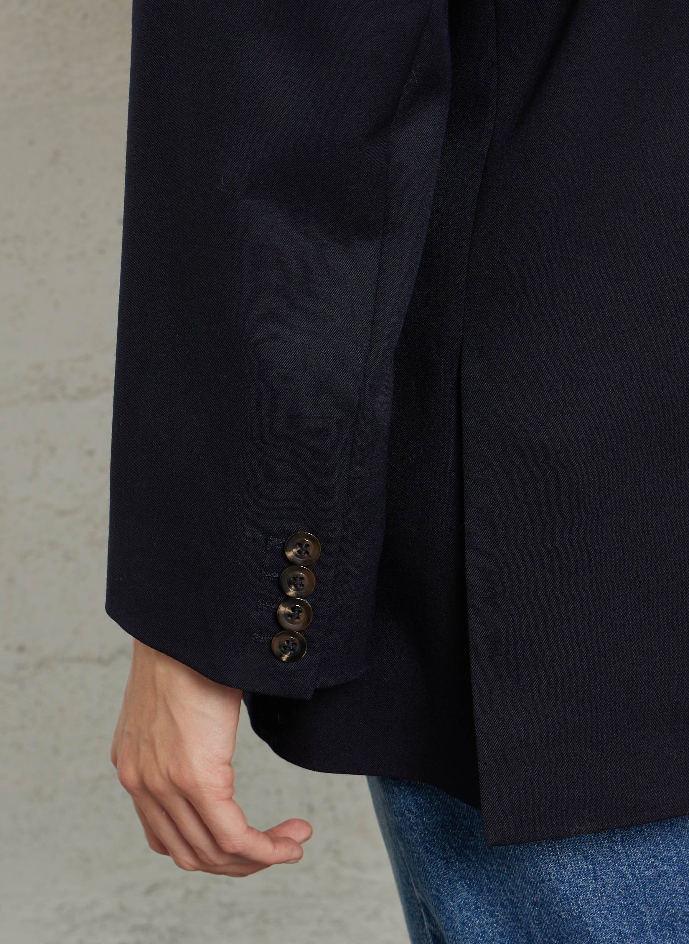 Veste tailleur droite unie SOEUR Bleu