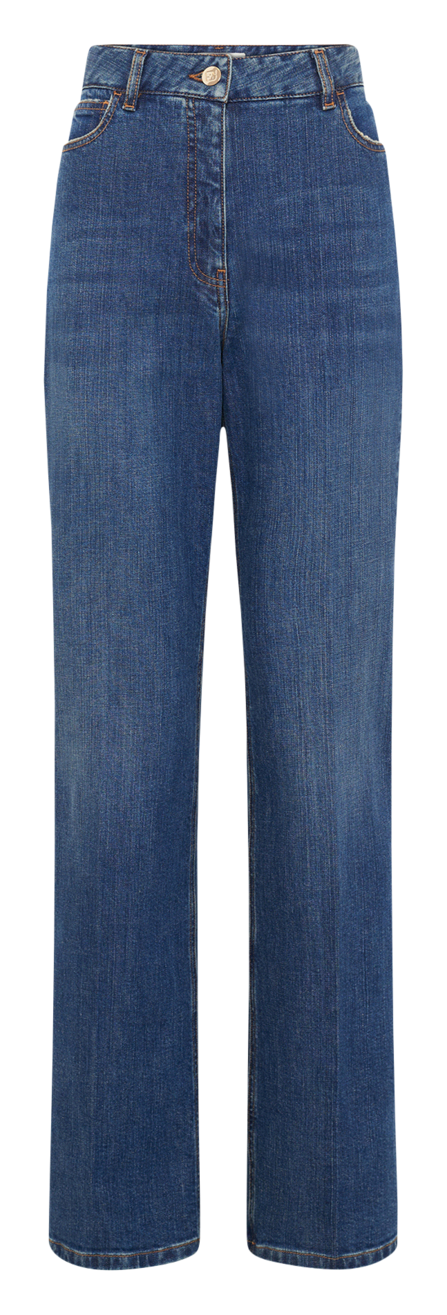 Hoch sitzende gerade geschnittene Jeans GERARD DAREL Blau