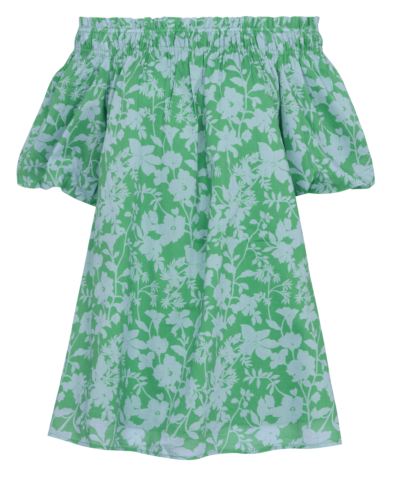 Katoenen jurk met print PETITE MENDIGOTE Groen