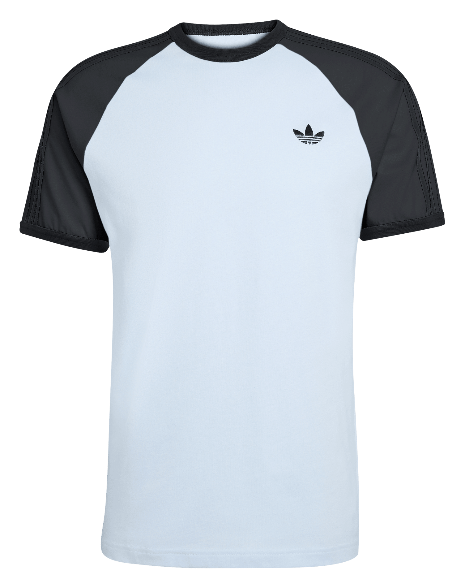 Tee-shirt oversize col rond en coton ADIDAS Bleu