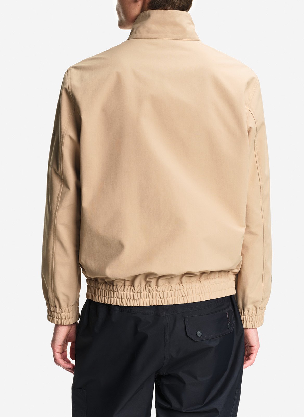 Solid zip-up straight jacket AIGLE Beige