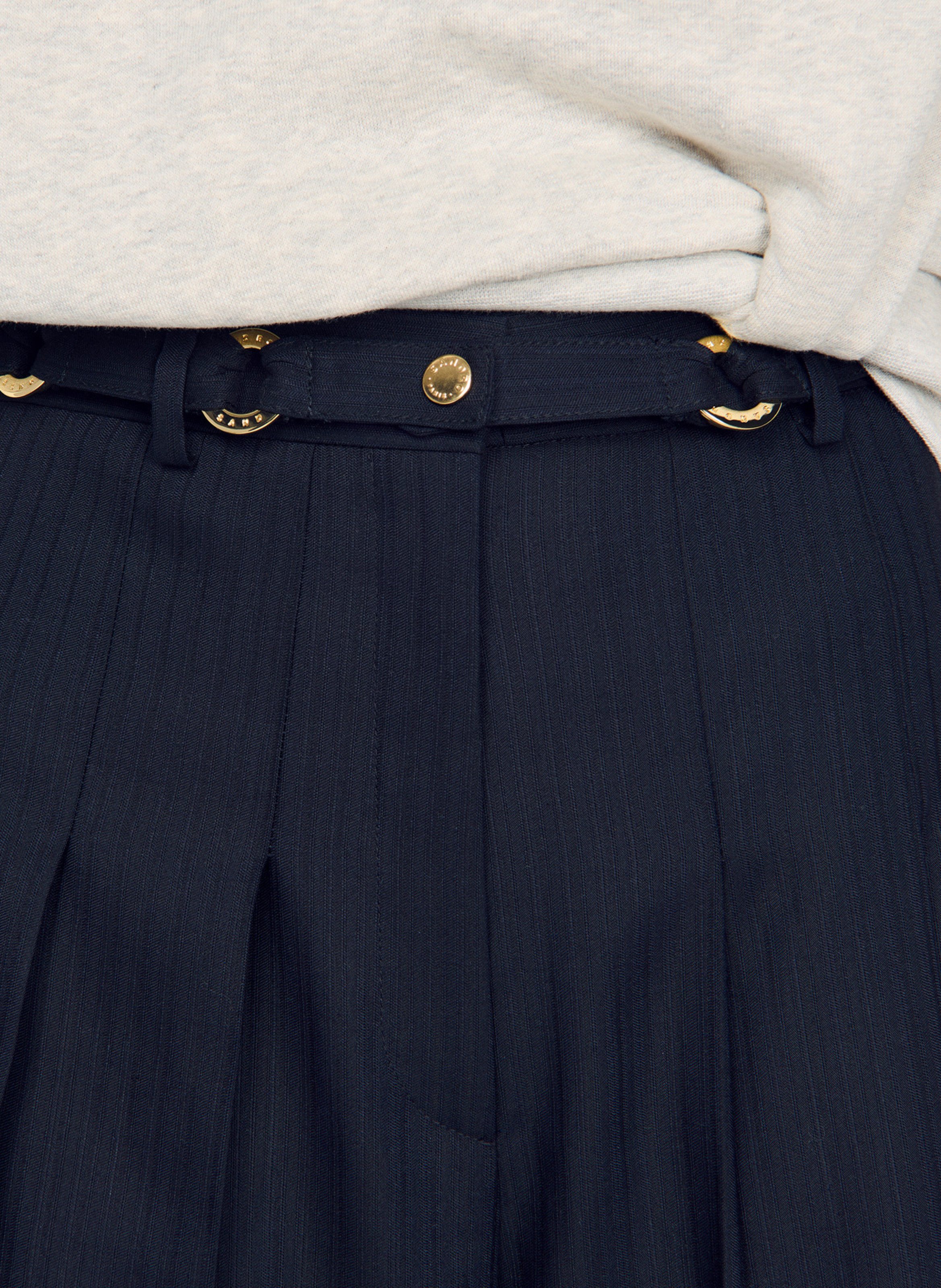 Wollshorts SANDRO Blau