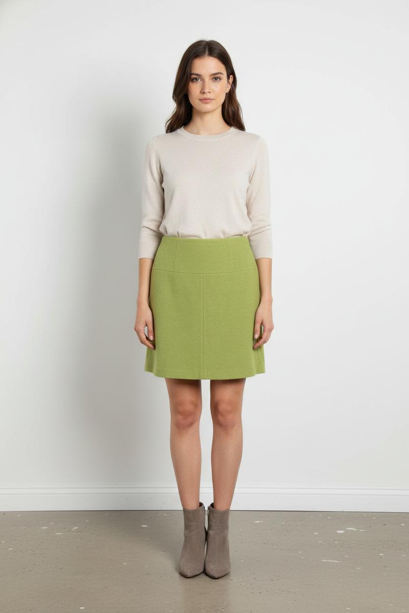 Short & midi skirt TARA JARMON - Seconde Main Green
