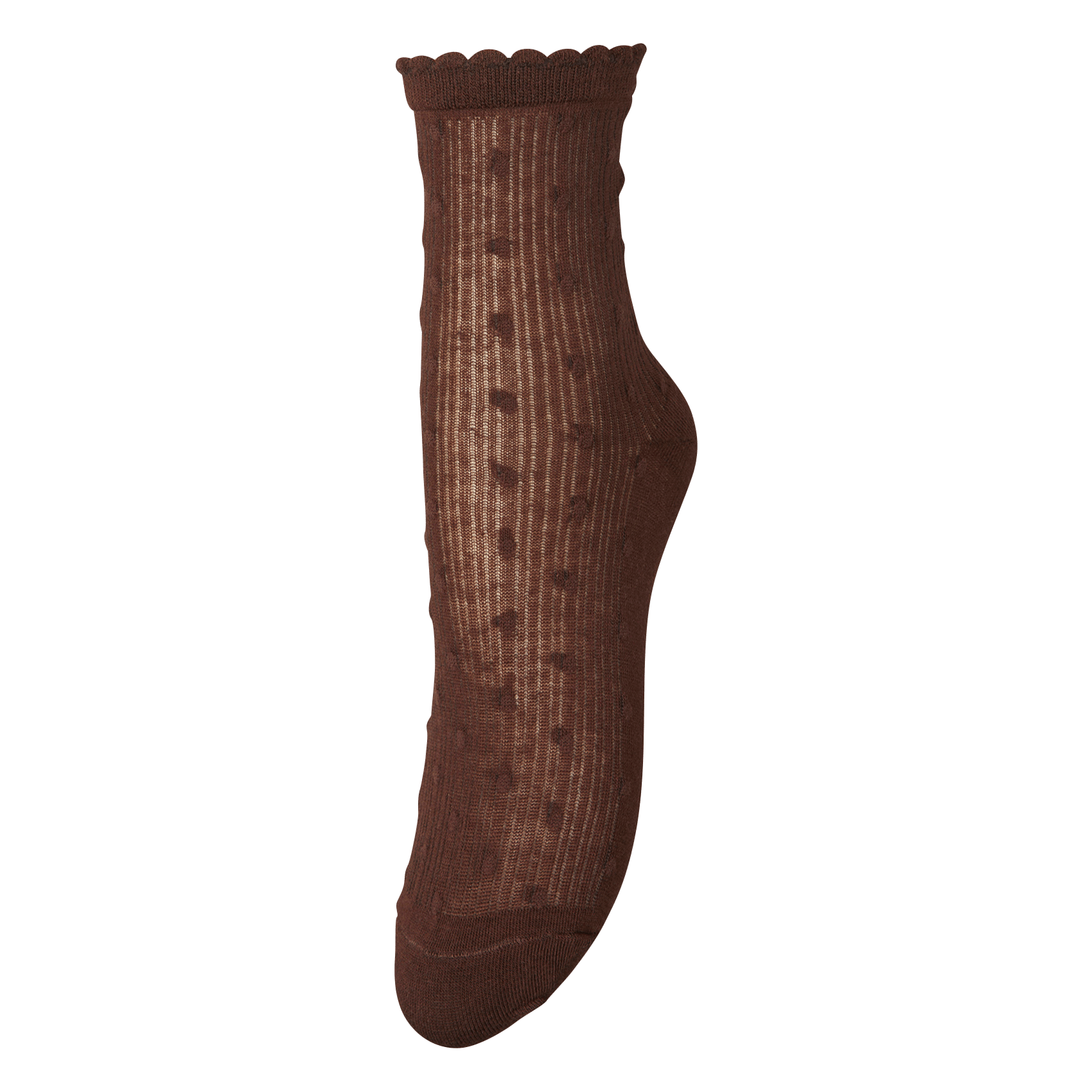Mittelhohe einfarbige Socken BECKSONDERGAARD Braun