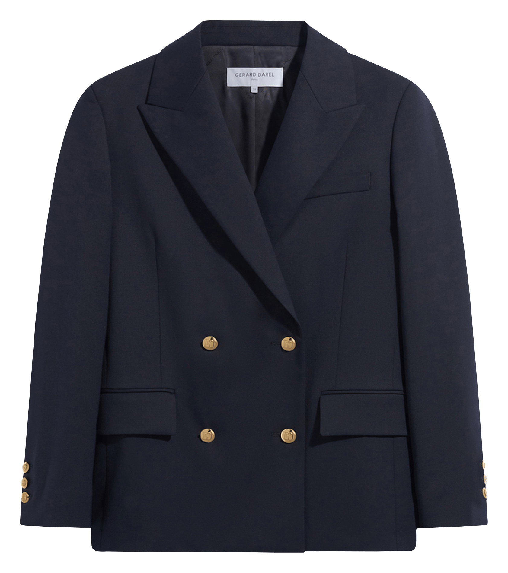 Solid buttoned blazer GERARD DAREL Blue
