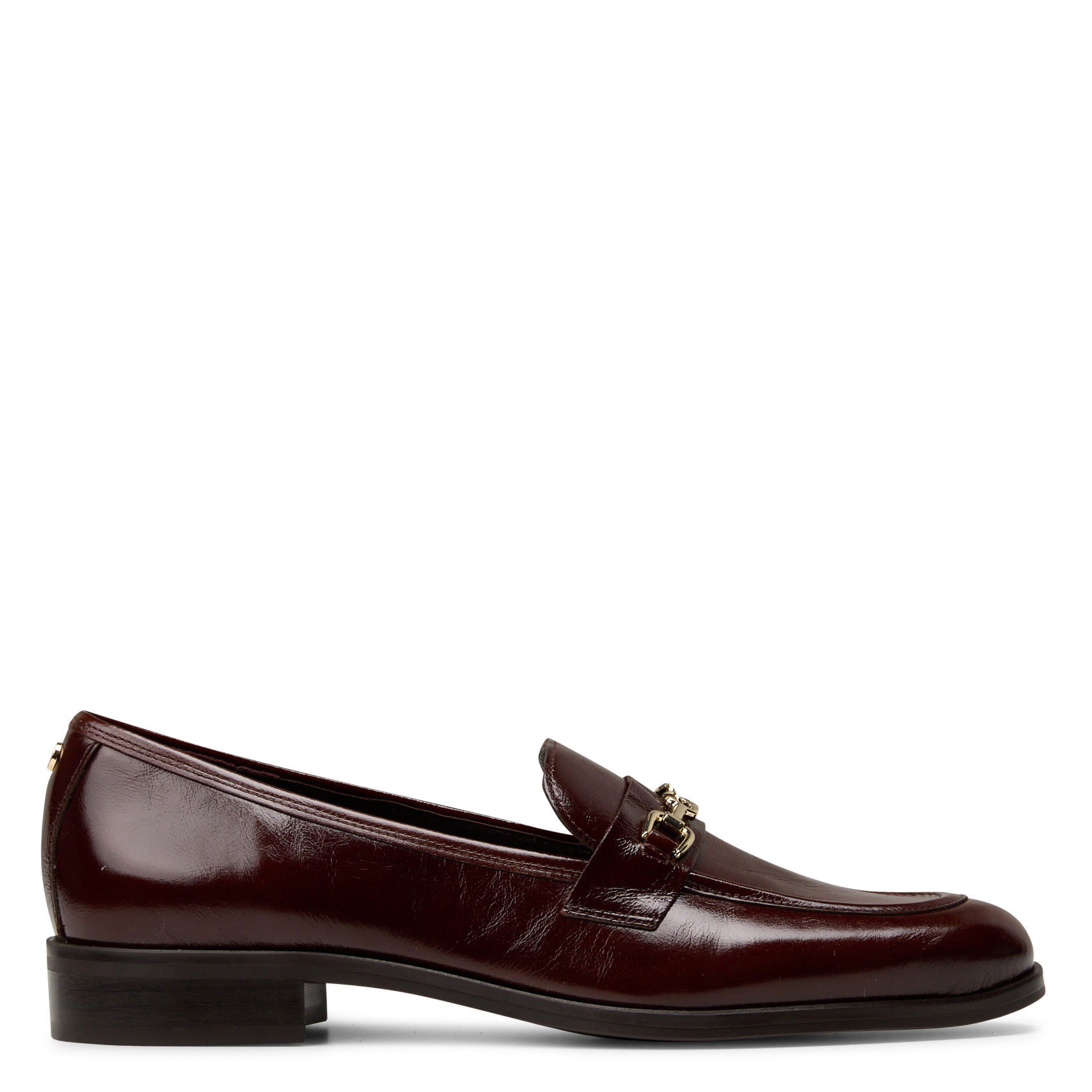 Leather loafers BOCAGE Brown