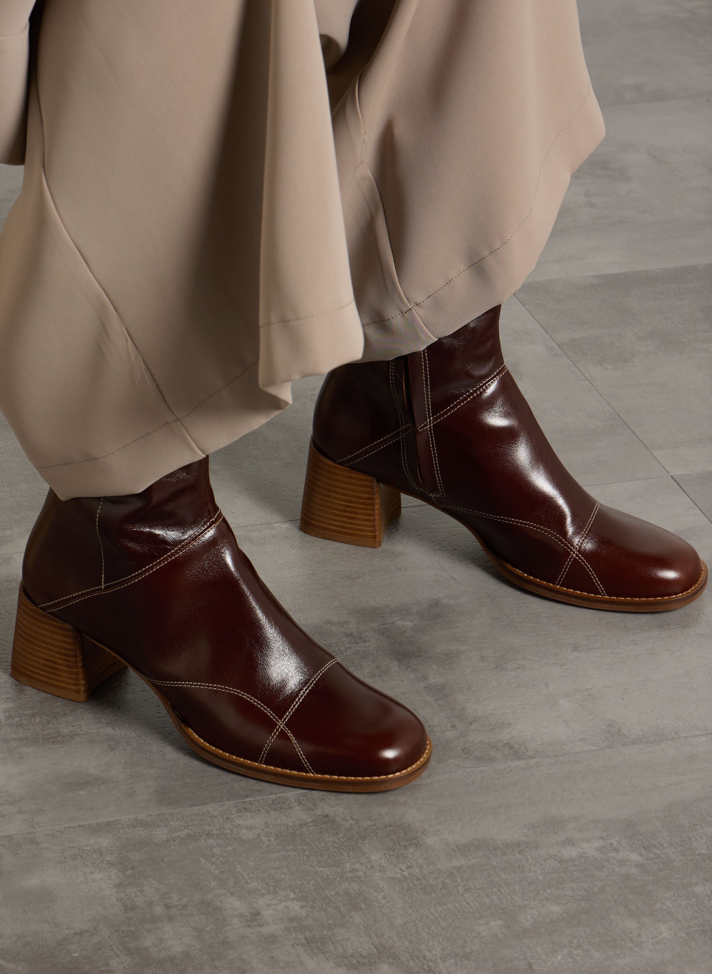 Bottines en cuir  BILLI BI Marron
