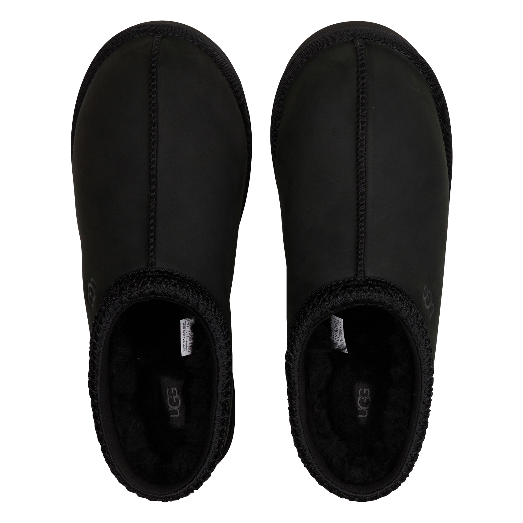 Clogs aus Leder-Mix UGG Schwarz