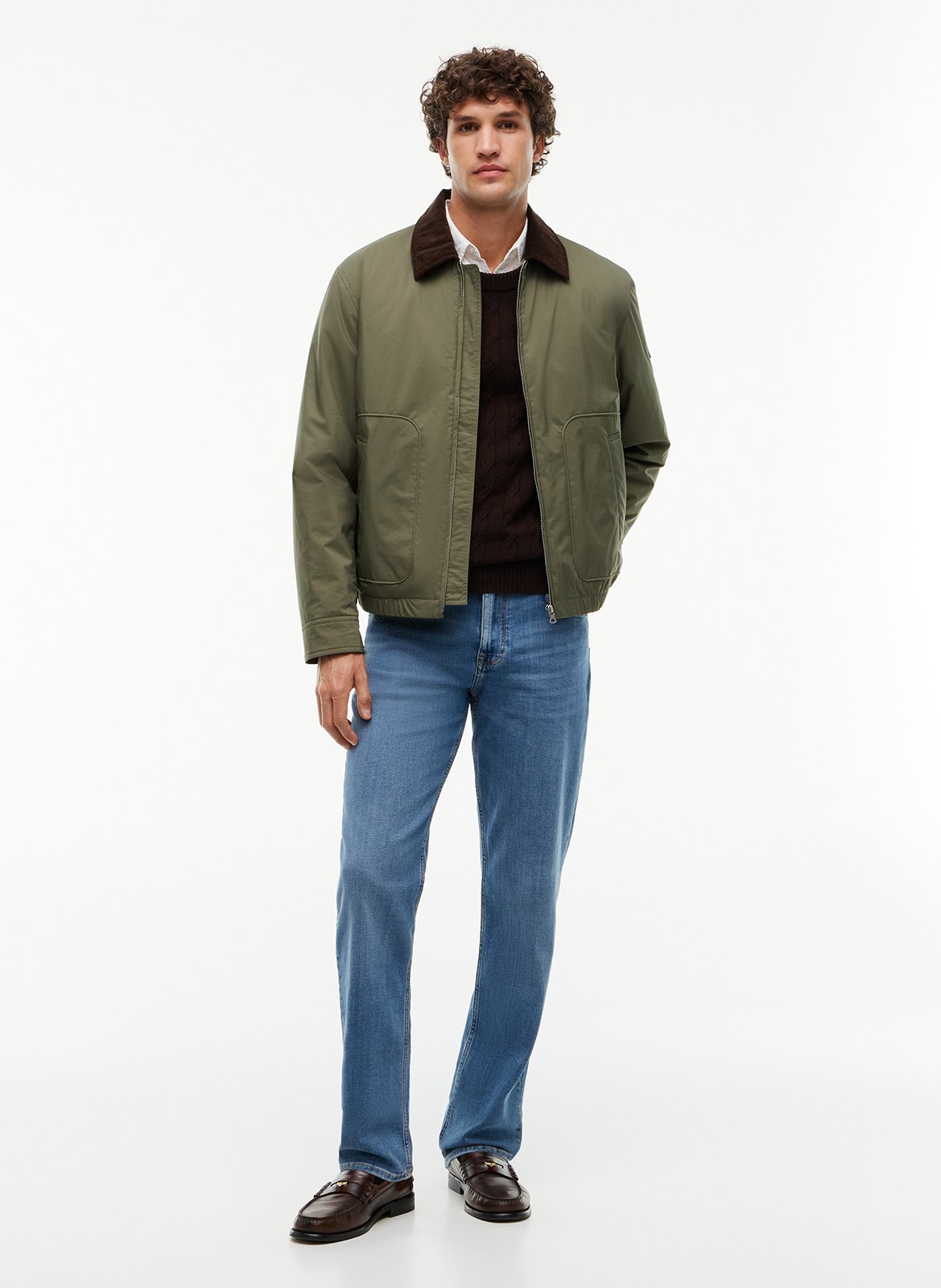 Veste col classique TOMMY HILFIGER Vert