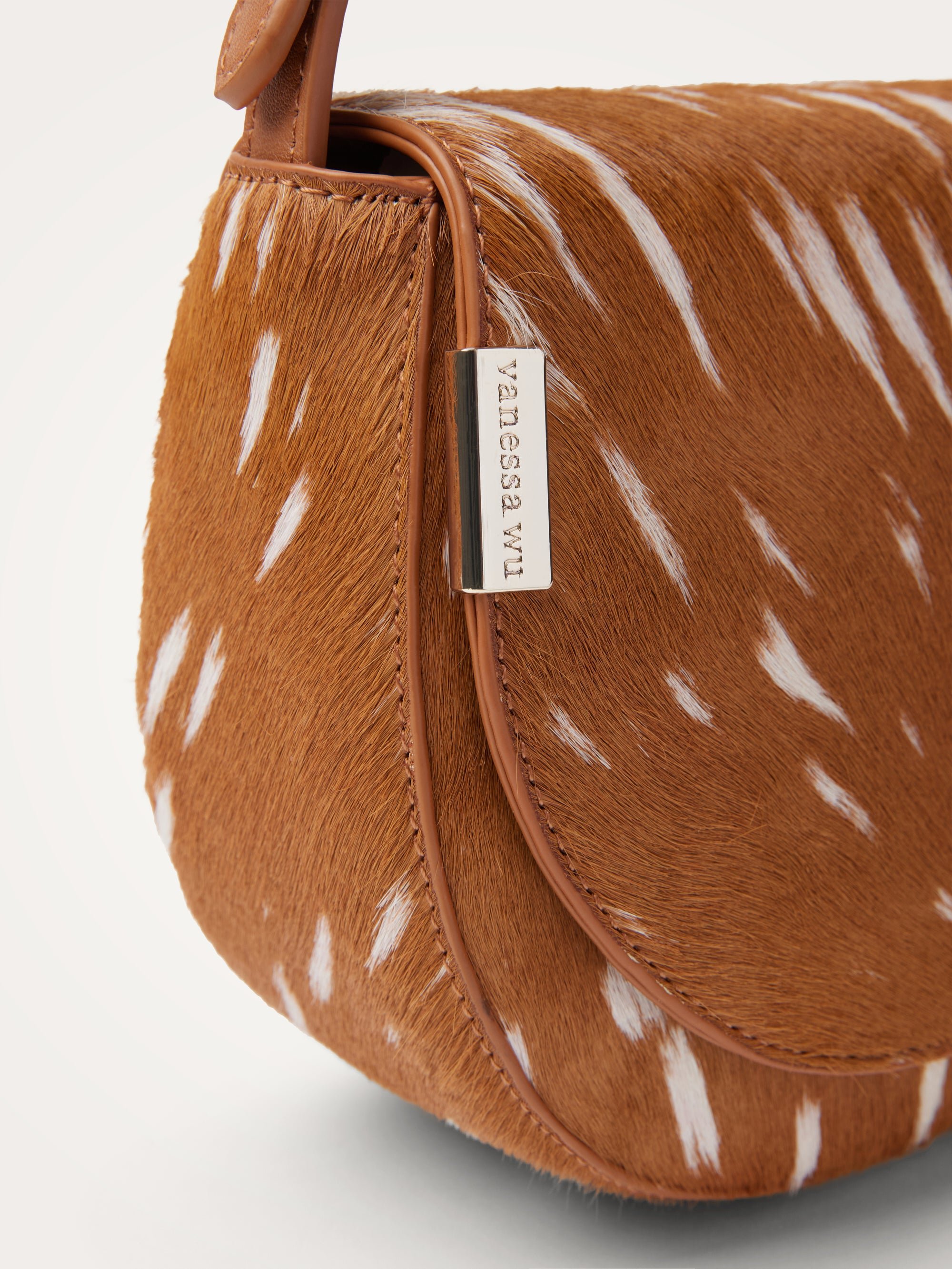 Flap shoulder bag VANESSA WU Orange