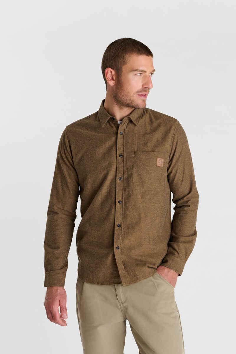 Buttoned shirt LE TEMPS DES CERISES Brown