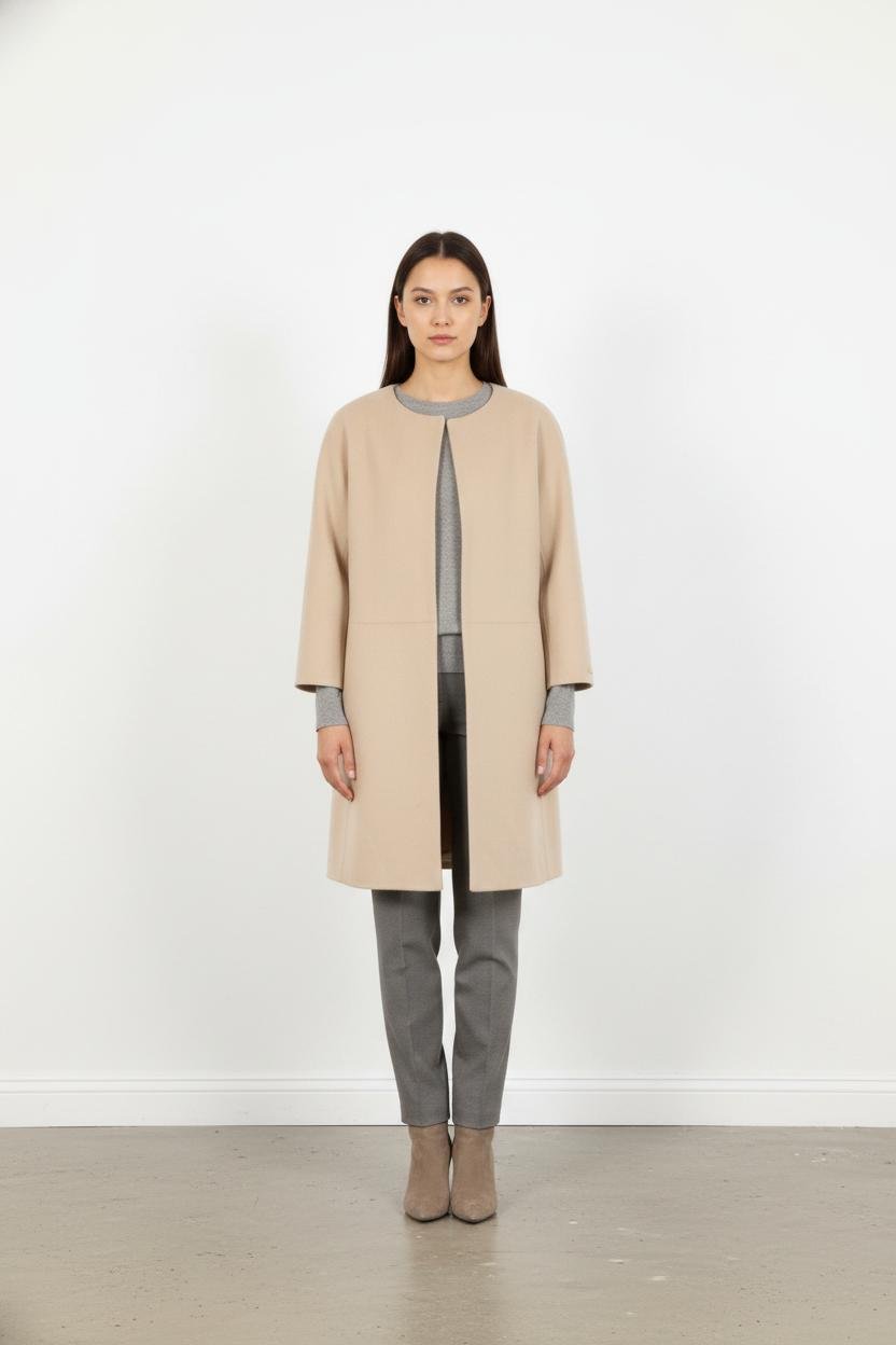 Long coat MAX MARA - Seconde Main Beige