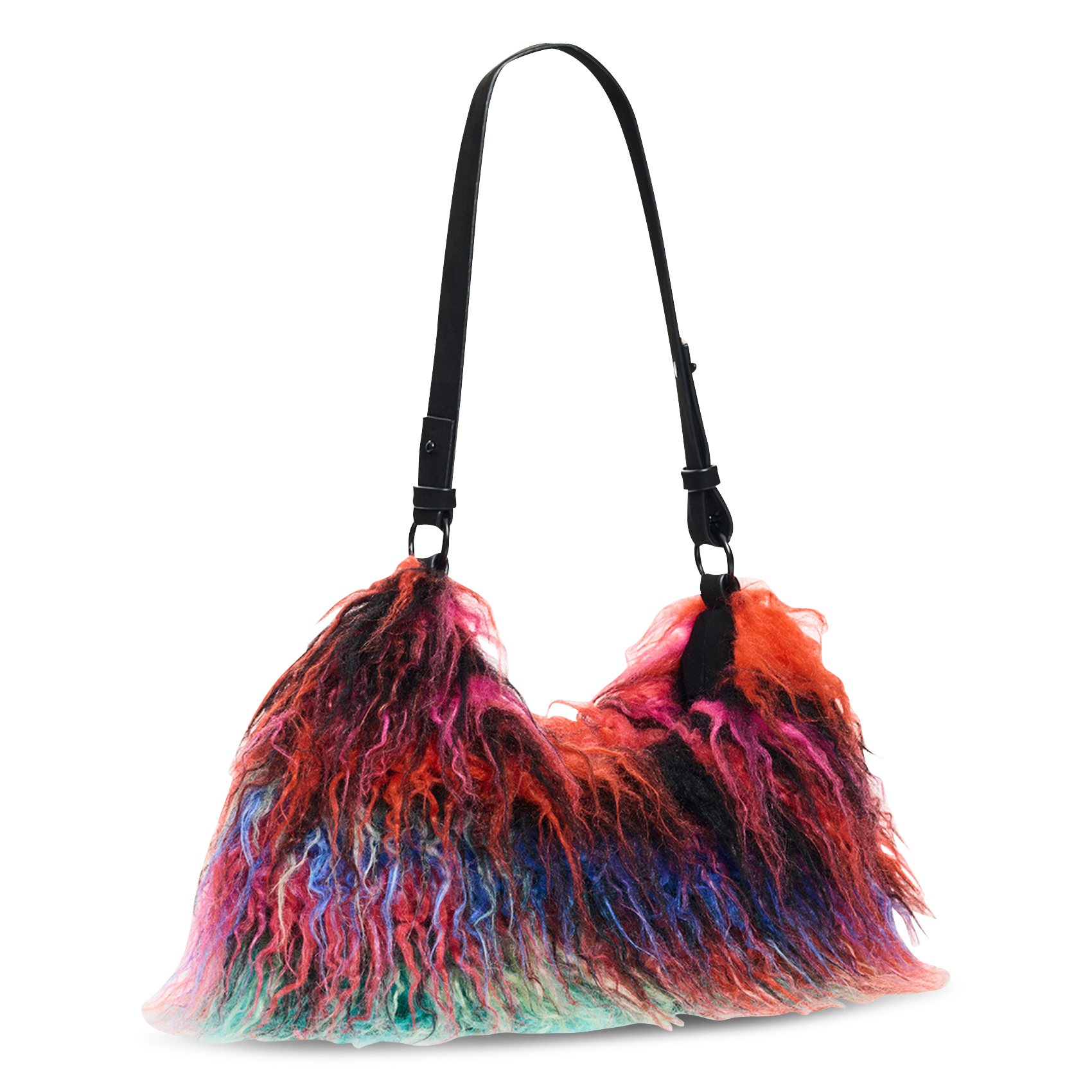 Sac effet fourrure imprimé DESIGUAL Multicolore