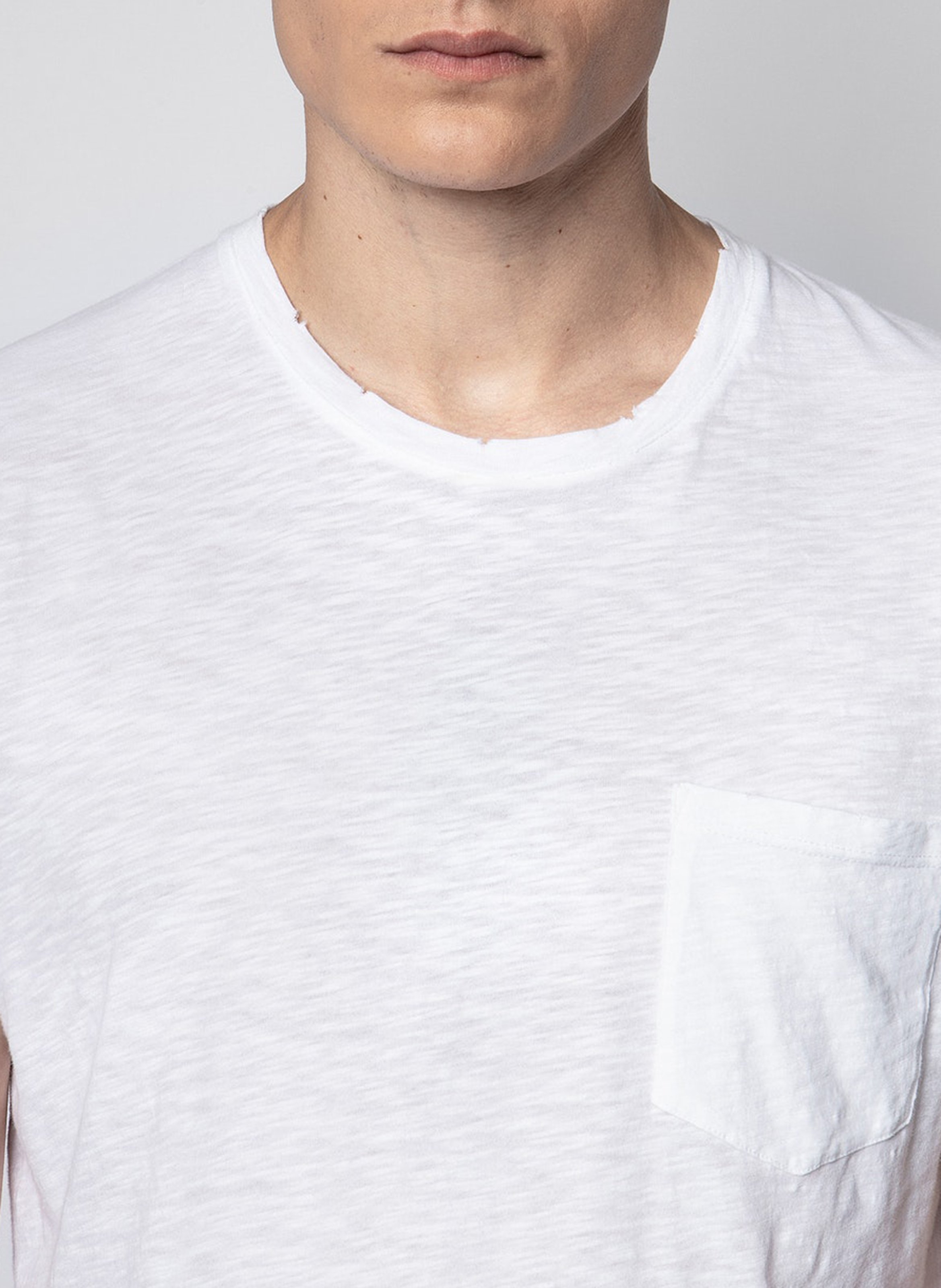 Rundhals-T-Shirt aus Baumwolle, Regular Fit ZADIG&VOLTAIRE Weiss