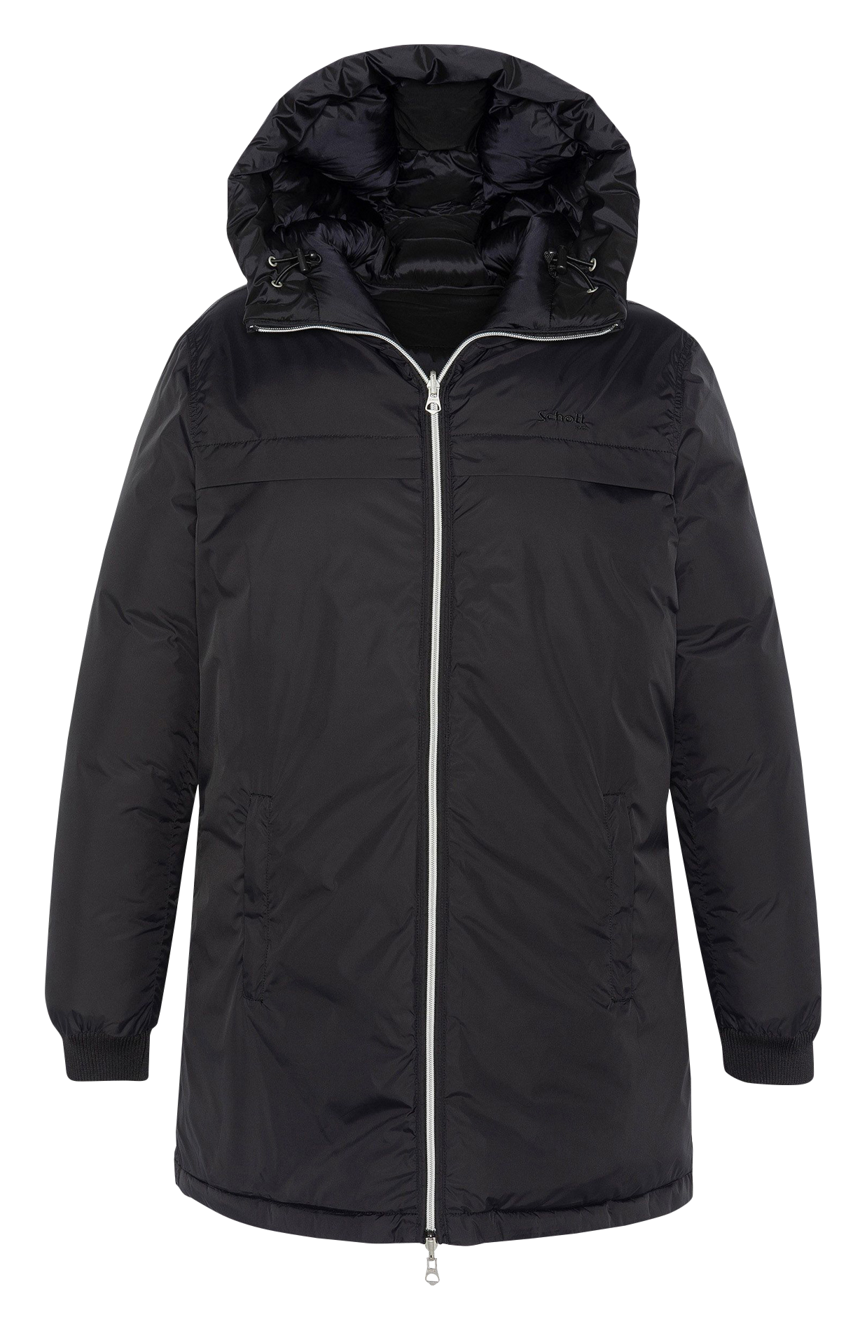 Doudoune à capuche SCHOTT Noir