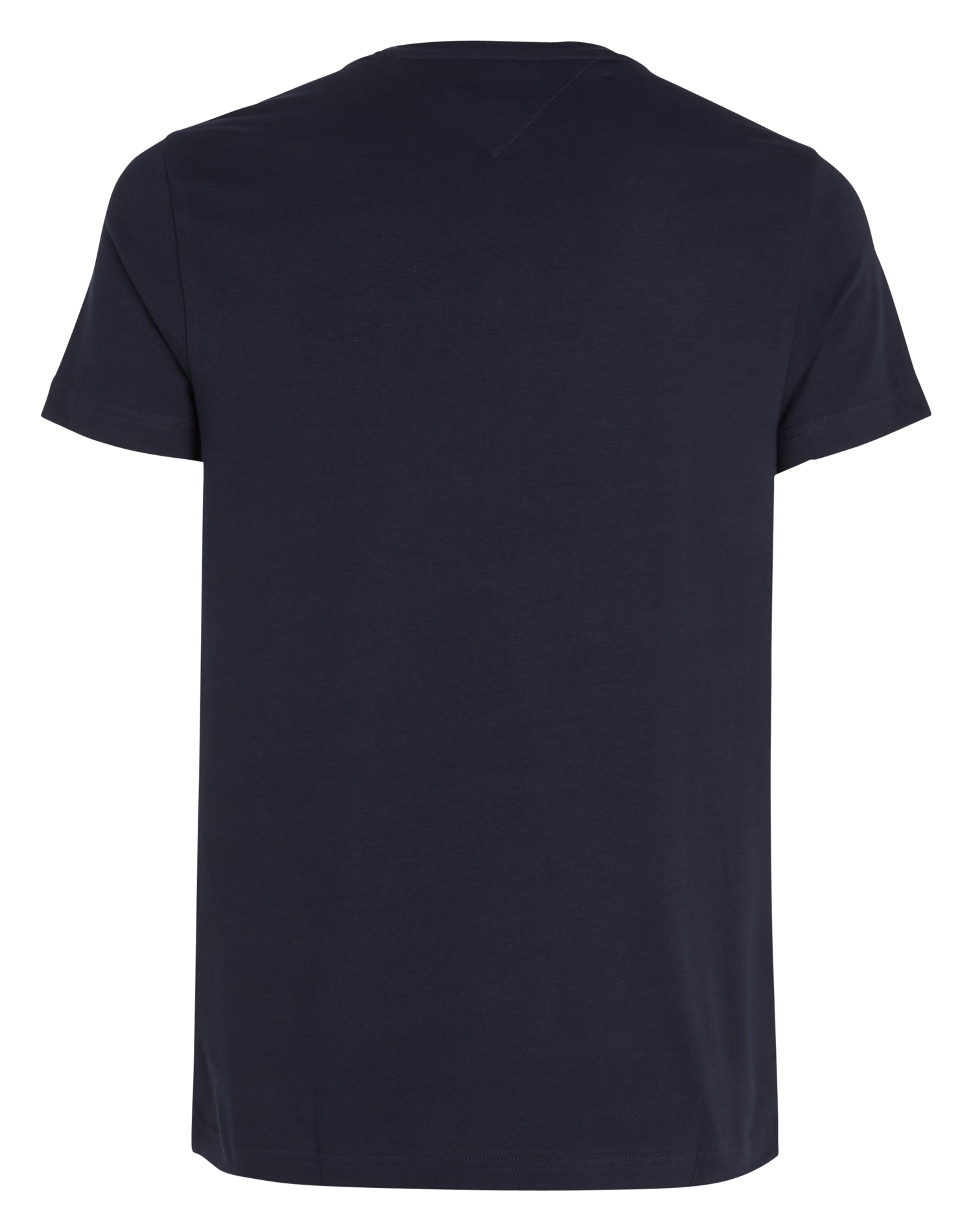 Regular-fit T-shirt van stretchkatoen met ronde hals TOMMY HILFIGER Blauw