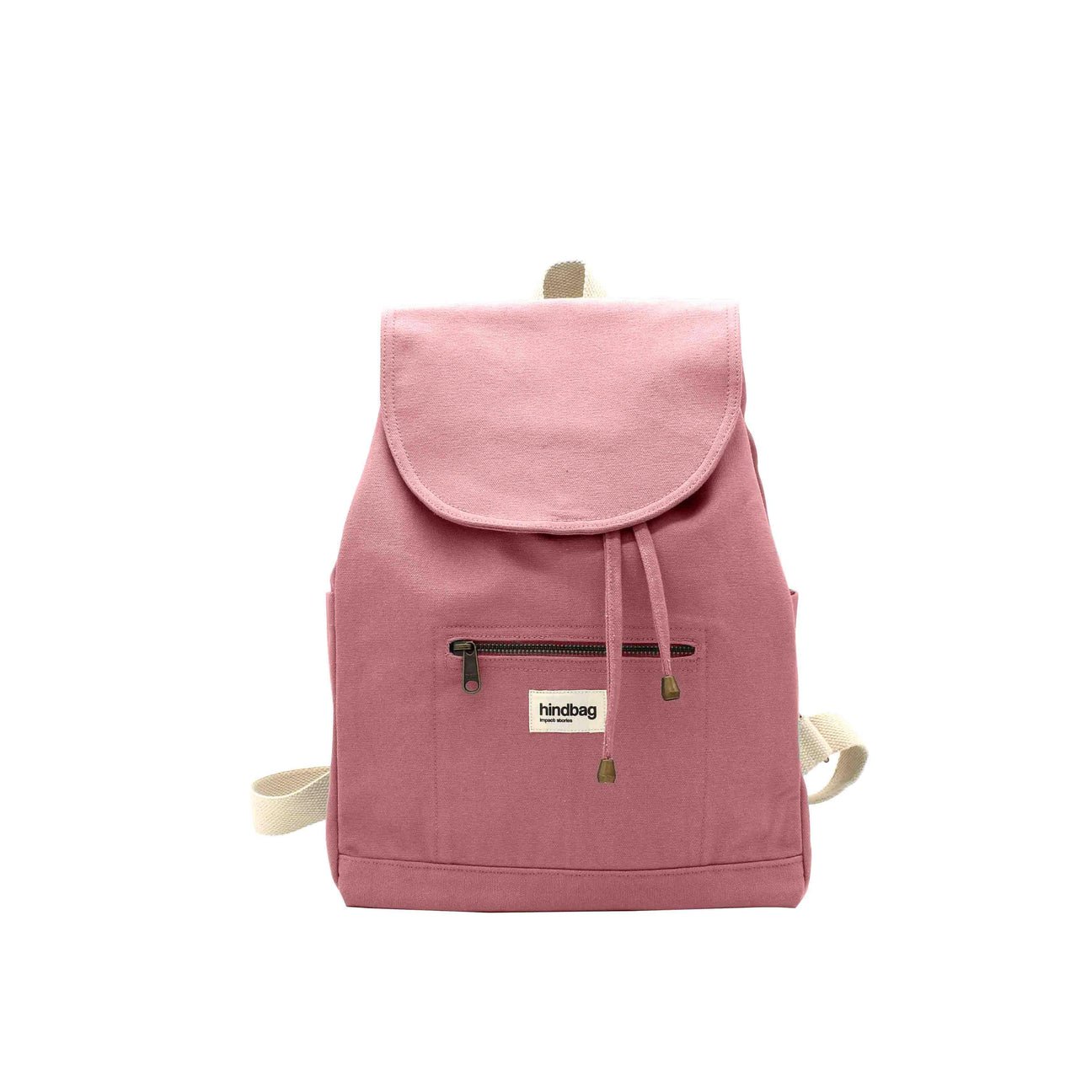Cotton backpack ELIOT Rose blush