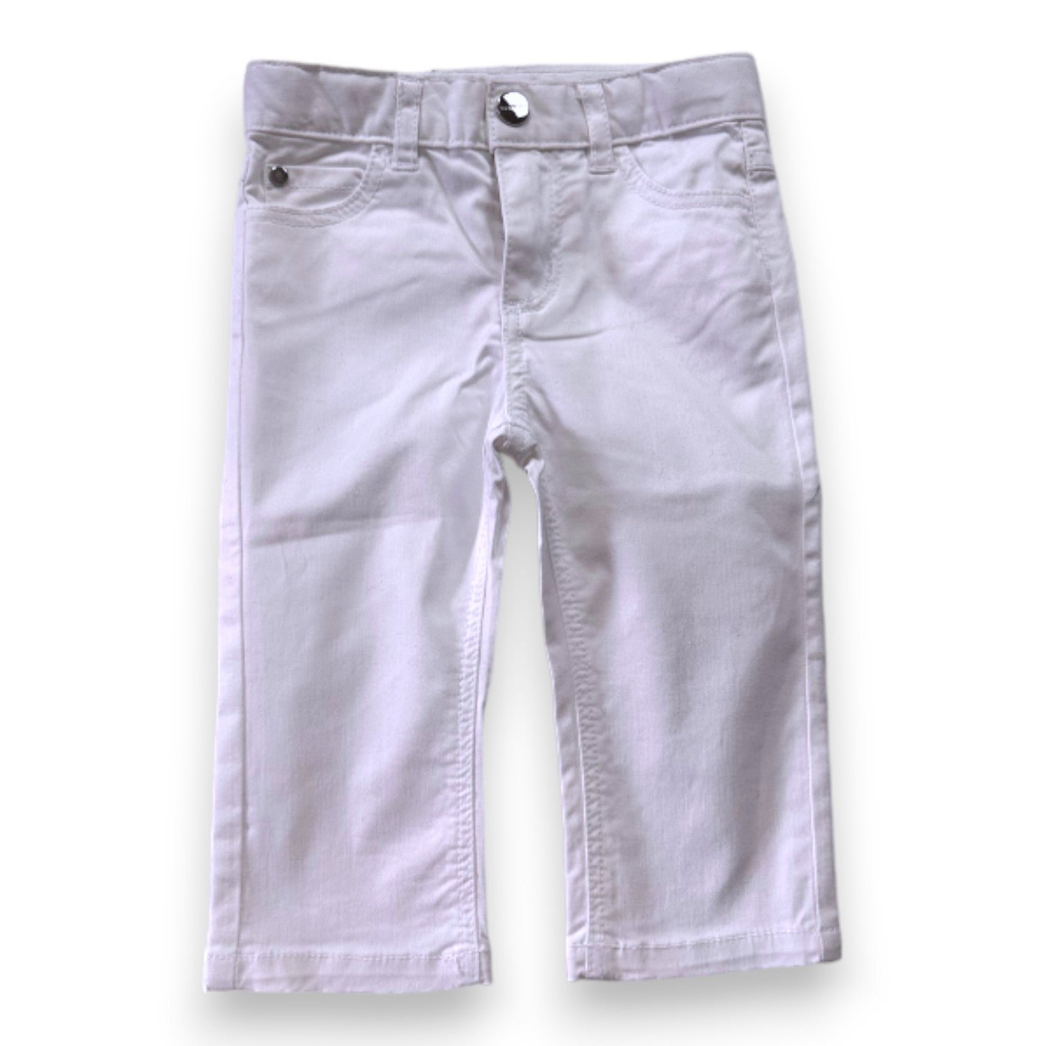 White baby pants - 12 months JACADI - Seconde Main White