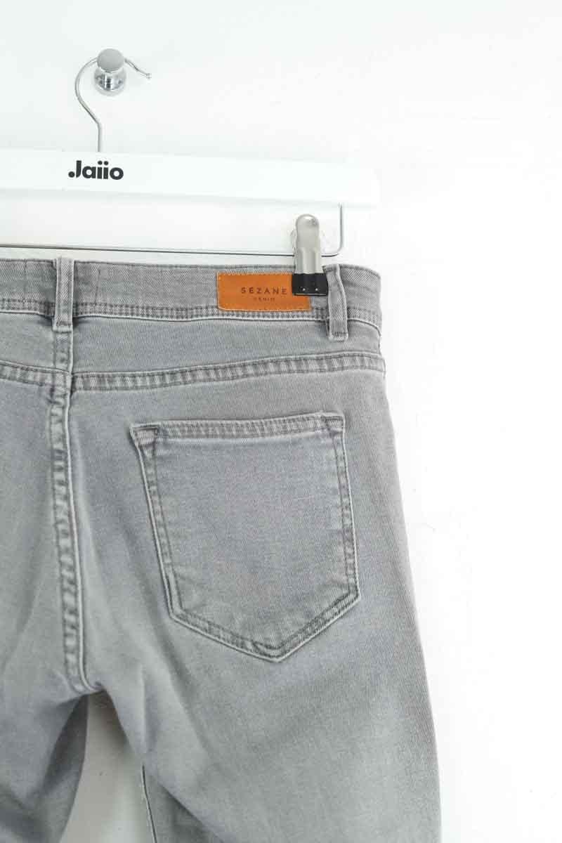 Cotton skinny jeans SEZANE - Seconde main Grey