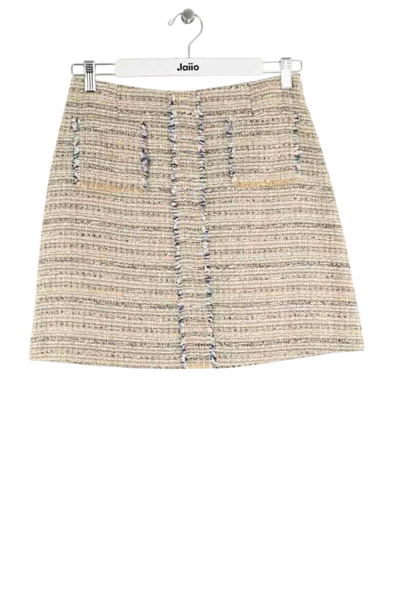 Beige mini skirt TARA JARMON - Seconde Main Beige