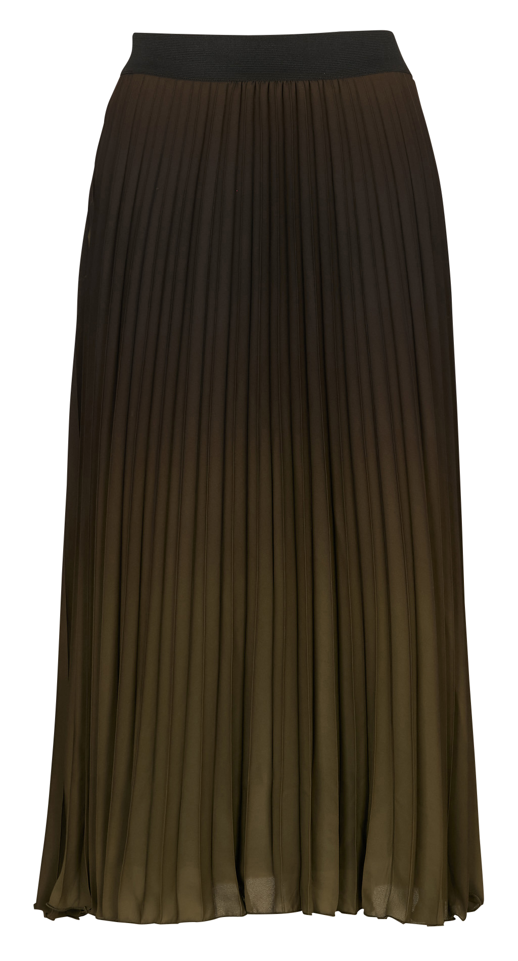 Long sunray pleated skirt LA FEE MARABOUTEE Green