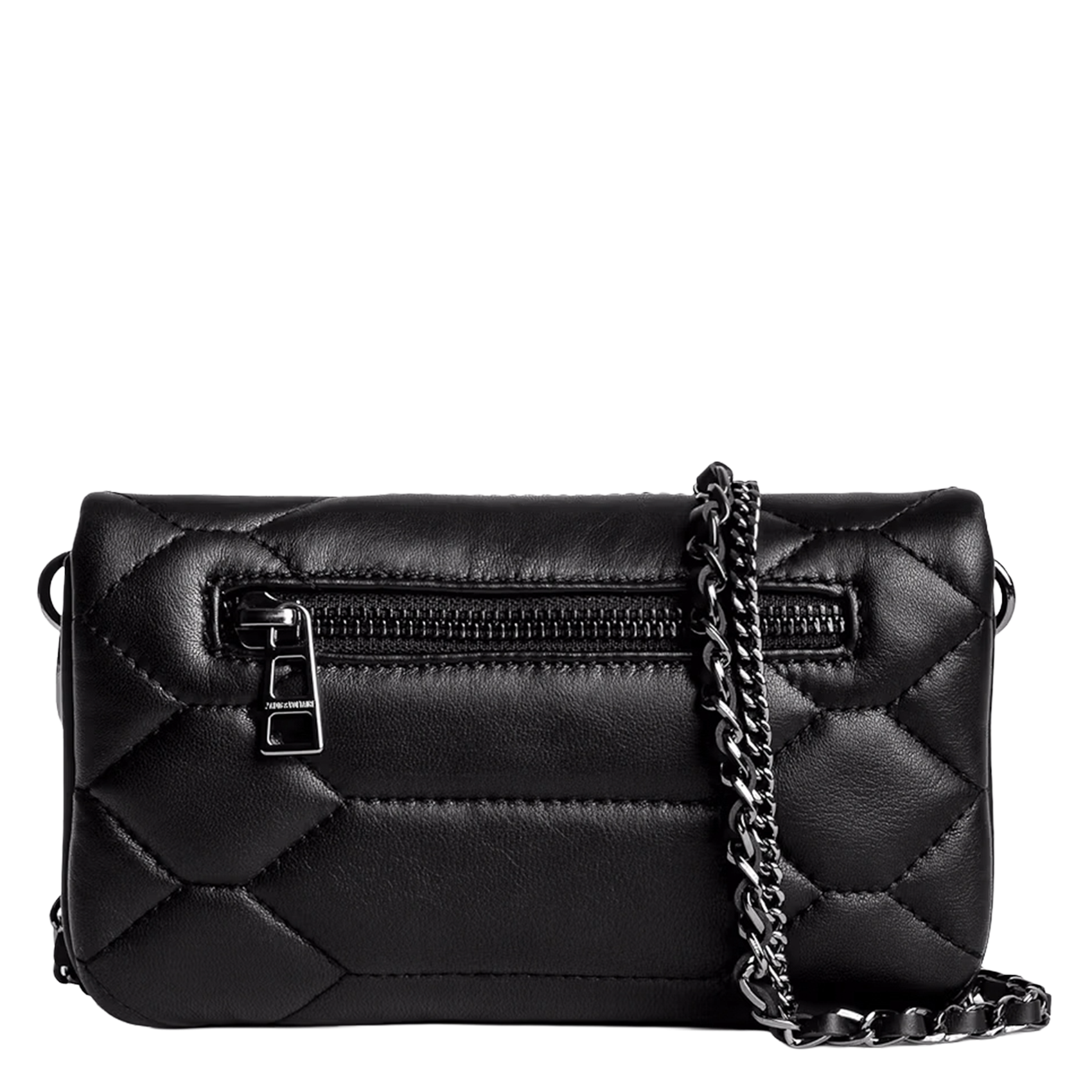 Pochette en cuir matelassé ZADIG&VOLTAIRE Noir