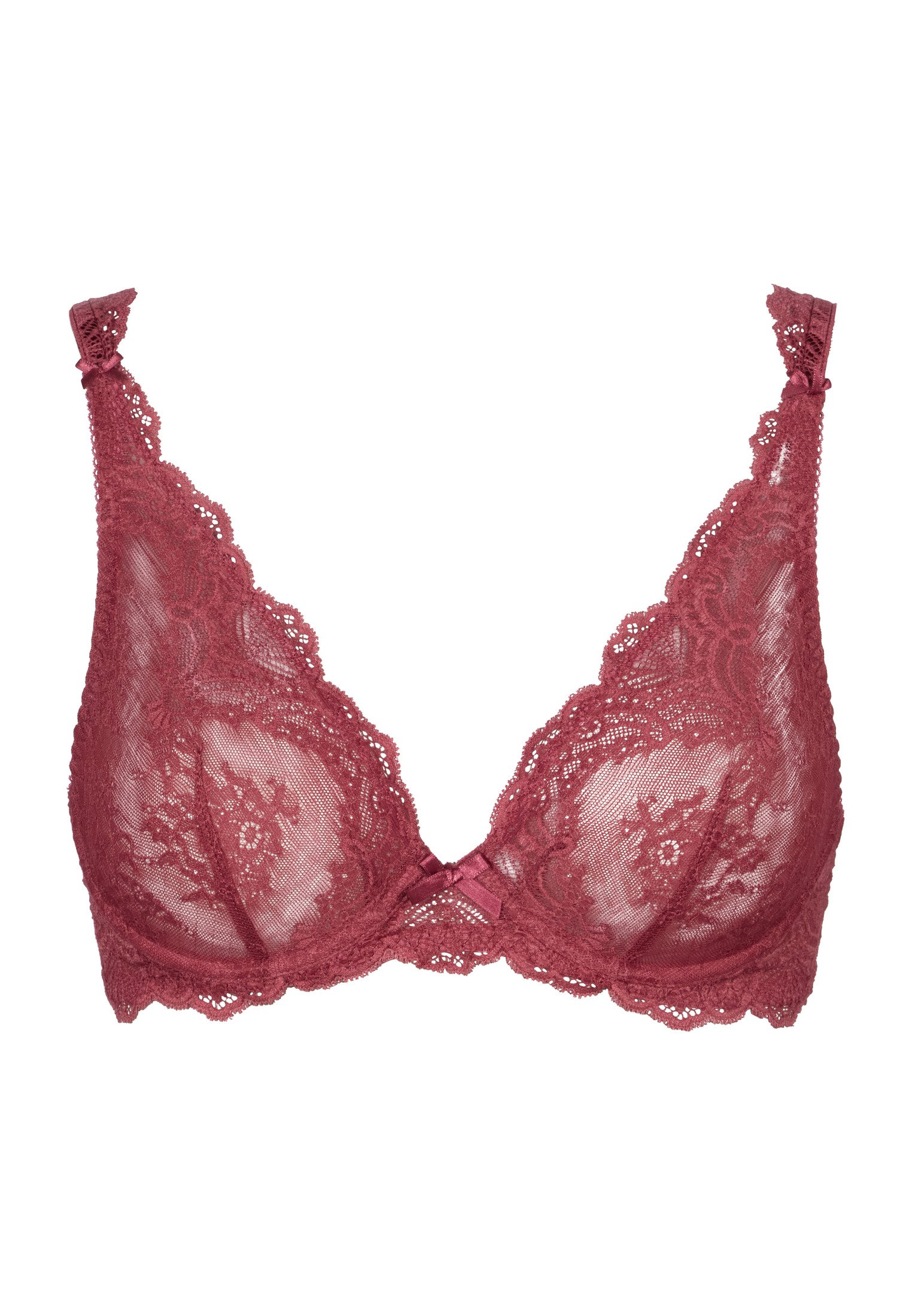 Architecture underwired triangle bra AUBADE Pink
