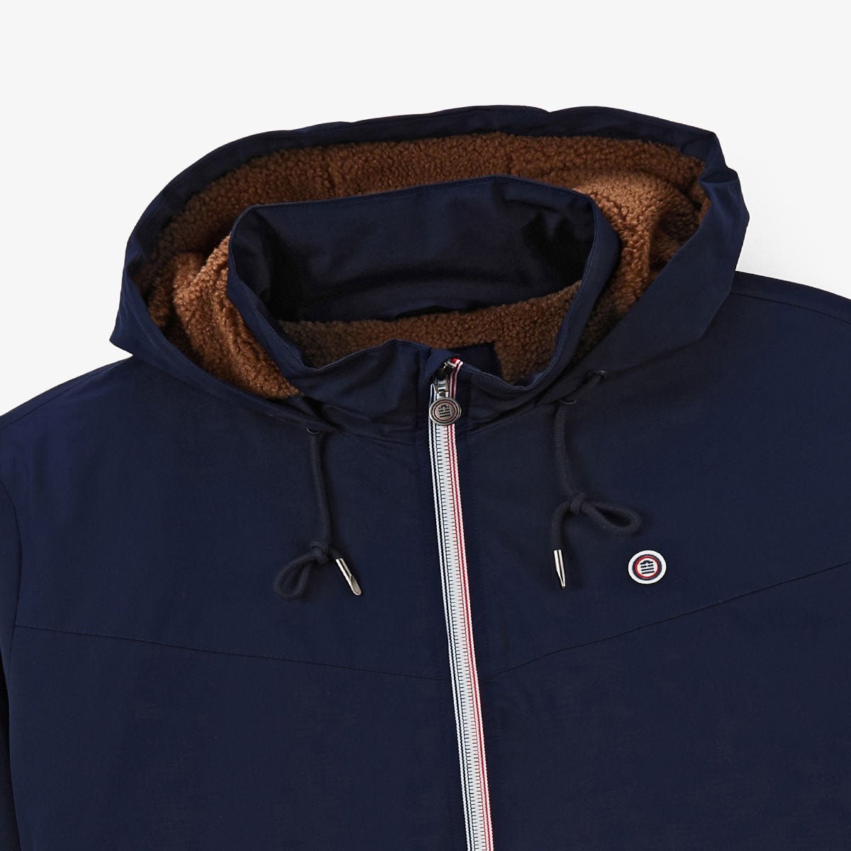 Water-repellent fleece parka SERGE BLANCO Blue