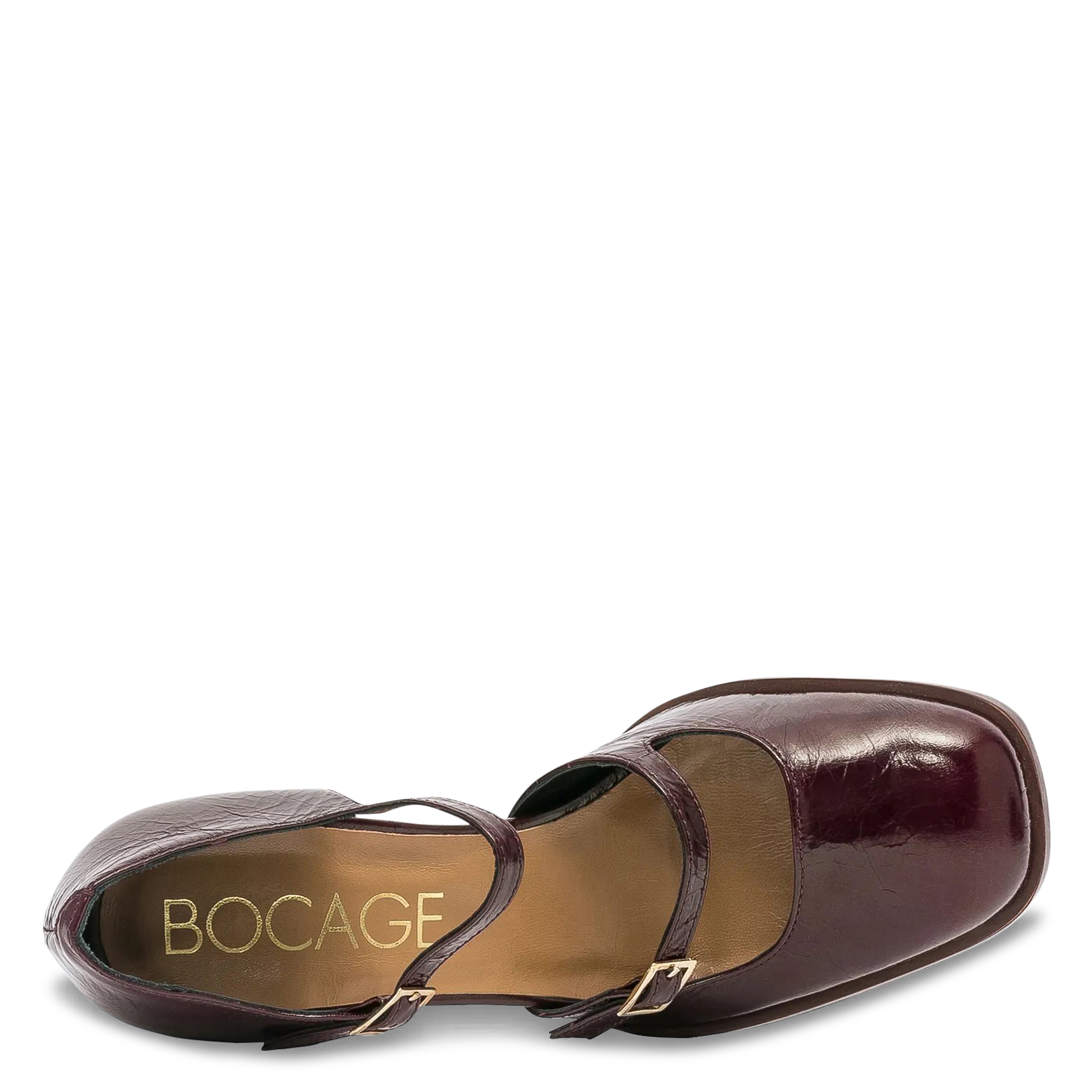 Leren Mary Jane-schoenen BOCAGE Bruin