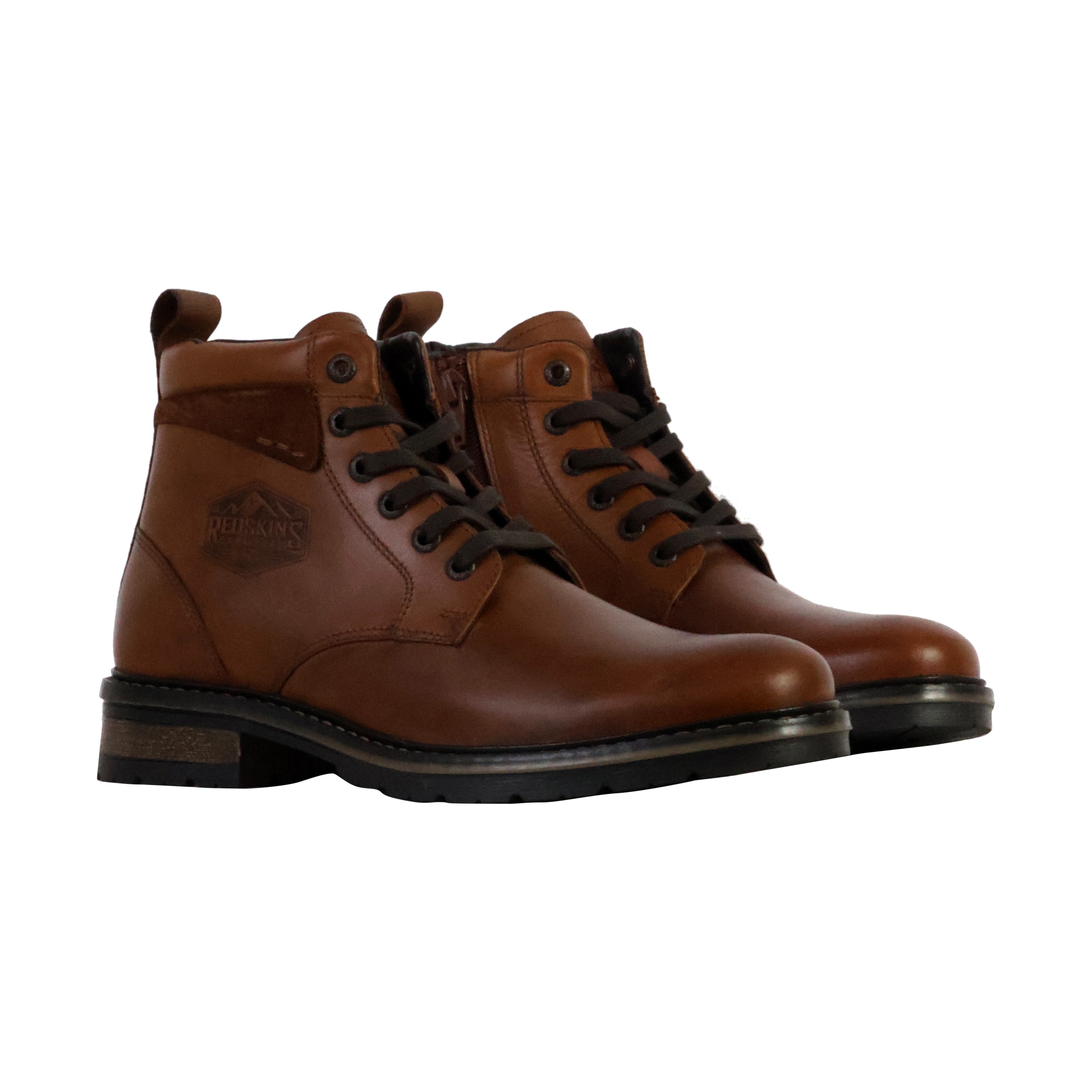 Leather ankle boots available. REDSKINS Brown