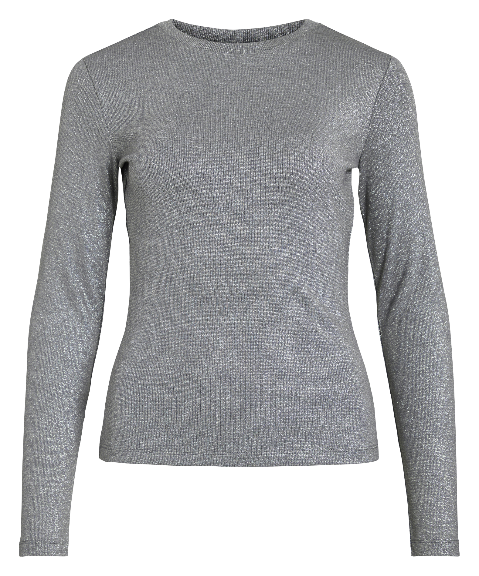 Tee-shirt col rond VILA Gris