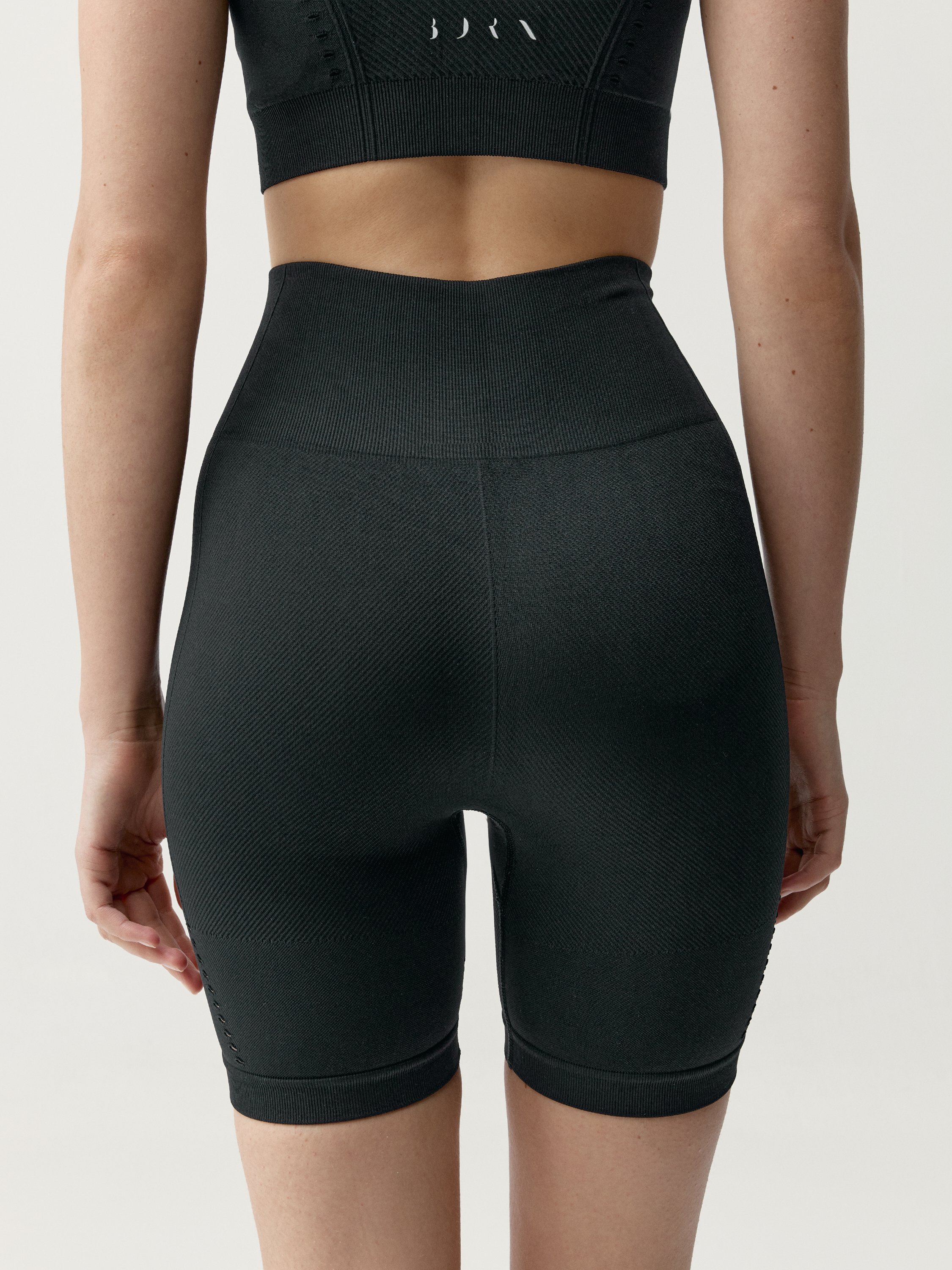 Short women's cycling sportswear BORN LIVING YOGA Black