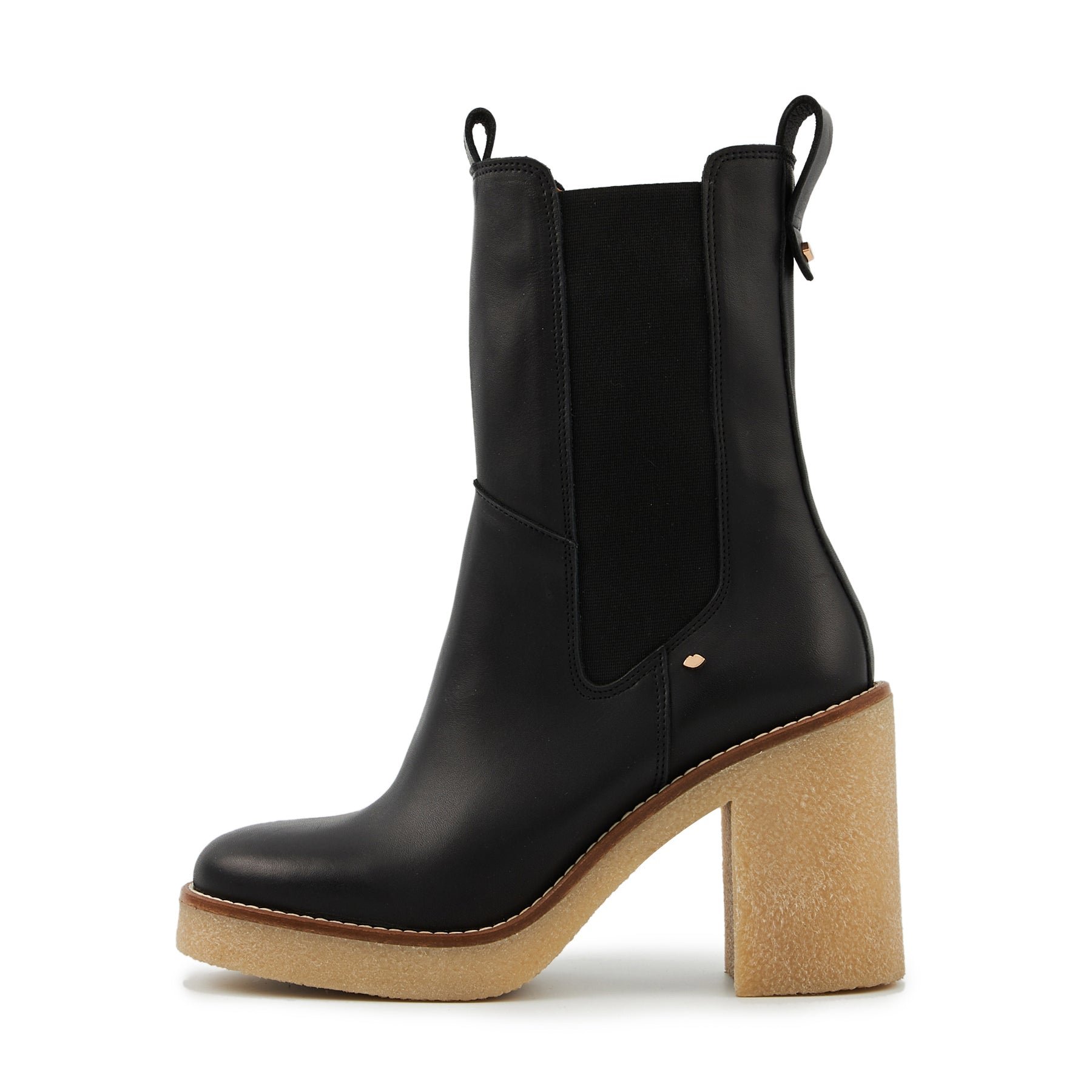 Leather she. BONS BAISERS PARIS Black