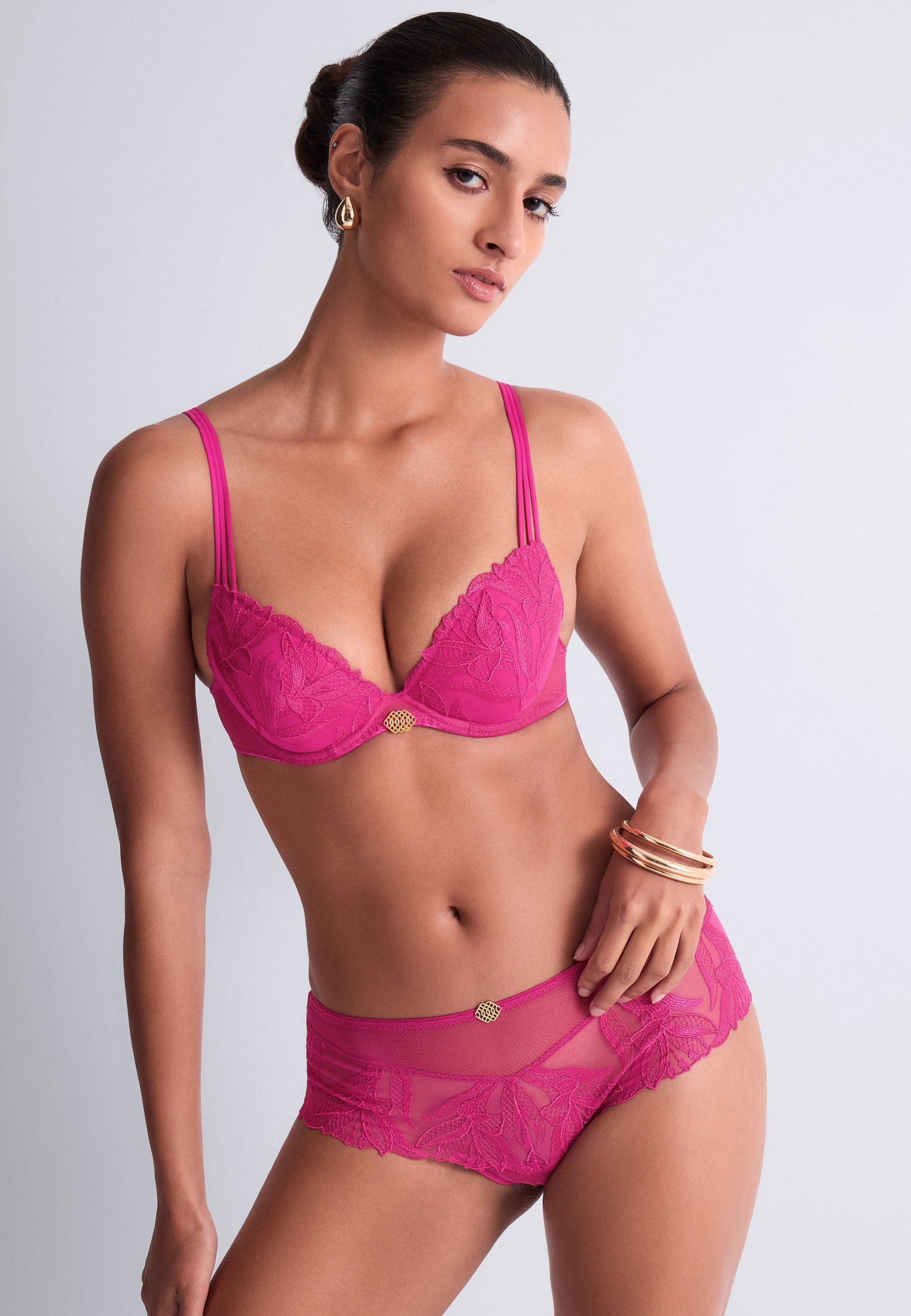 Oxygen push-up bra AUBADE Pink