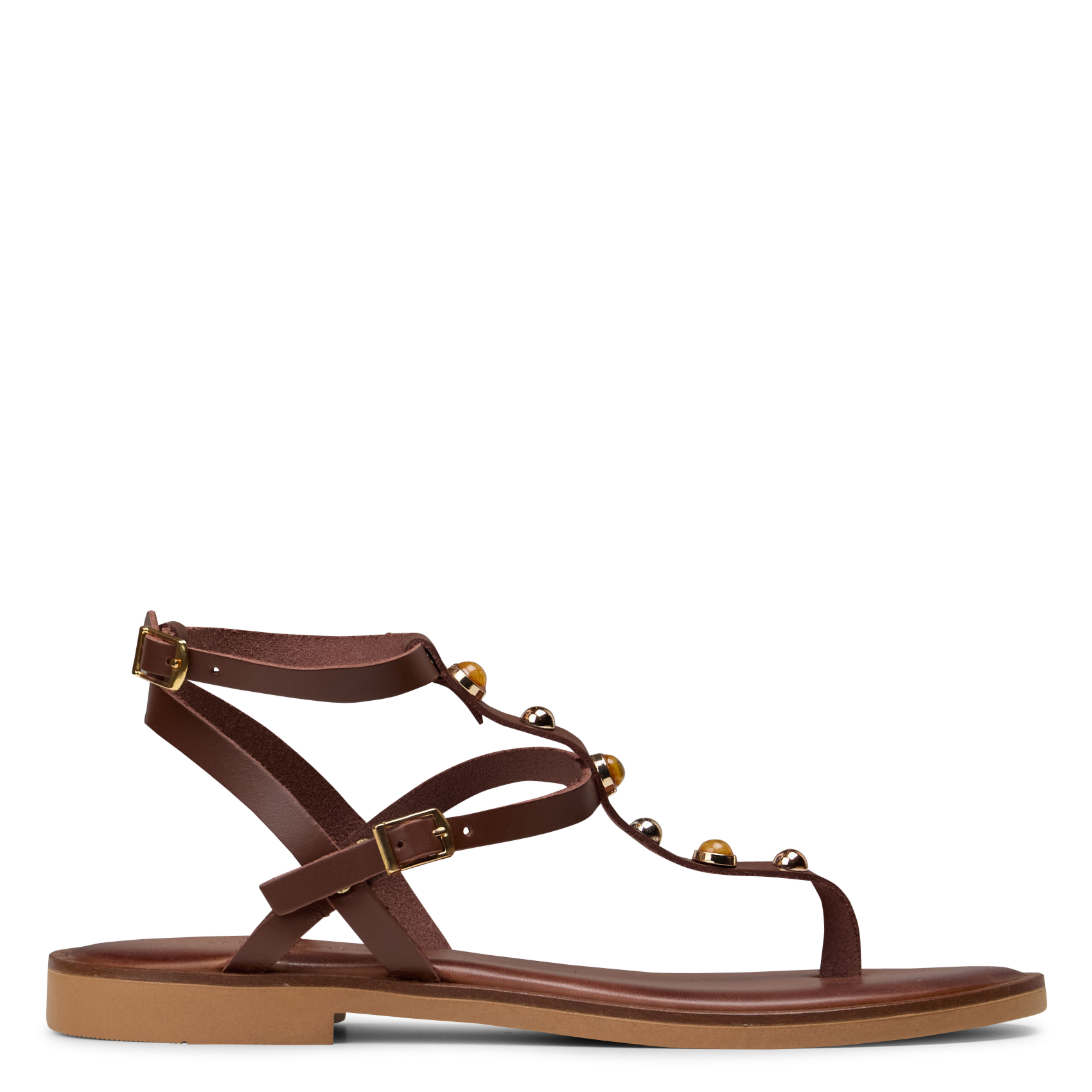Leren sandalen LA FEE MARABOUTEE Bruin