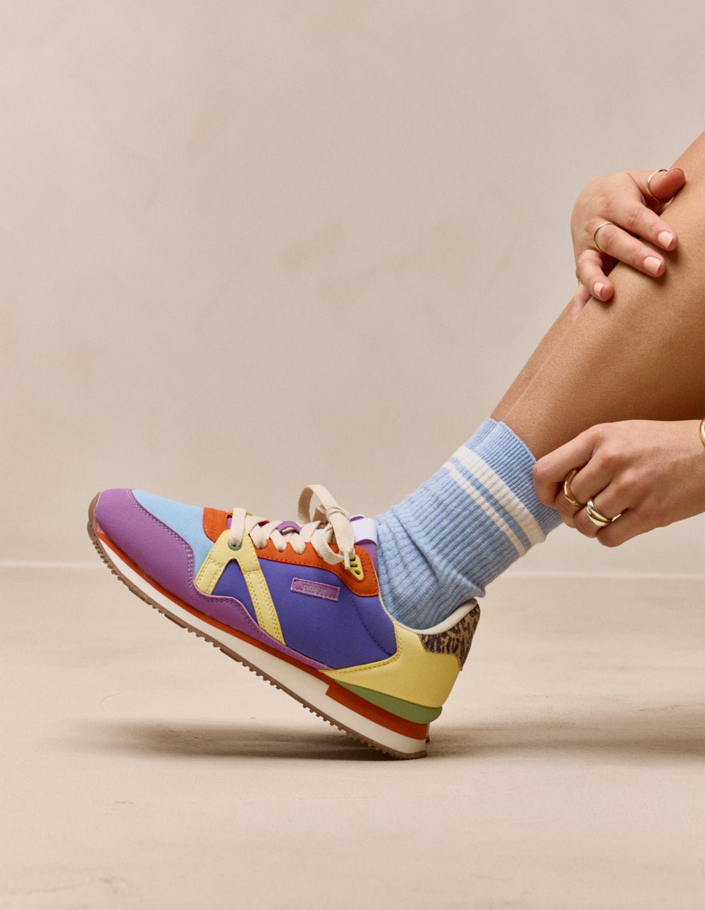 Baskets basses ODAJE Violet